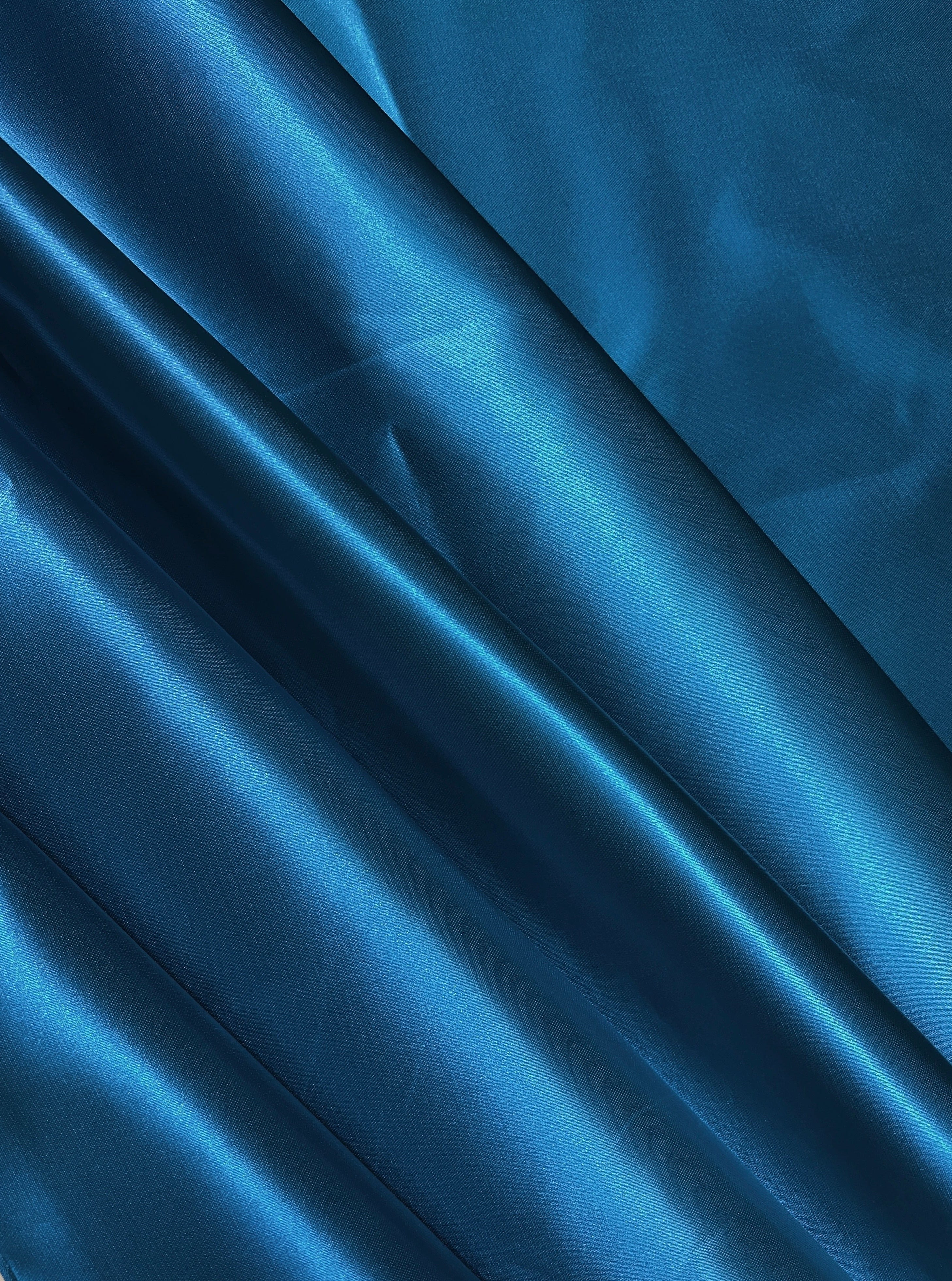 Teal Duchesse Satin - Image 7