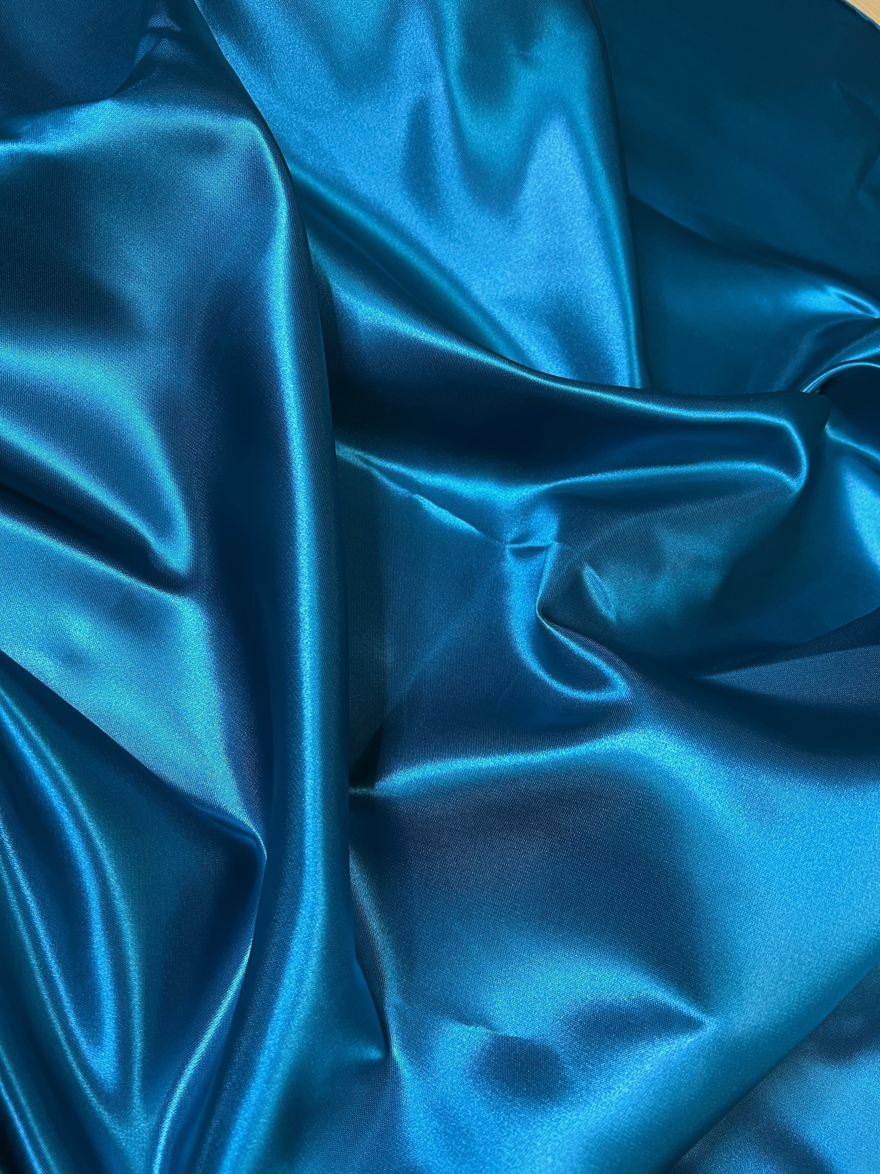 Teal Duchesse Satin - Image 8