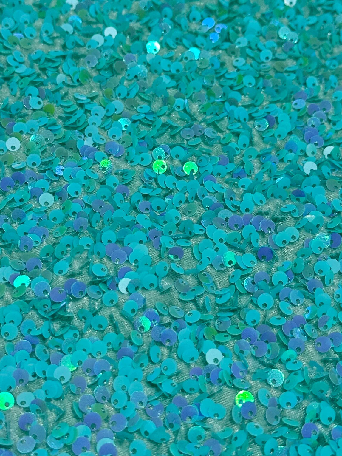 Tiffany Blue Sequin on Velvet - Image 5