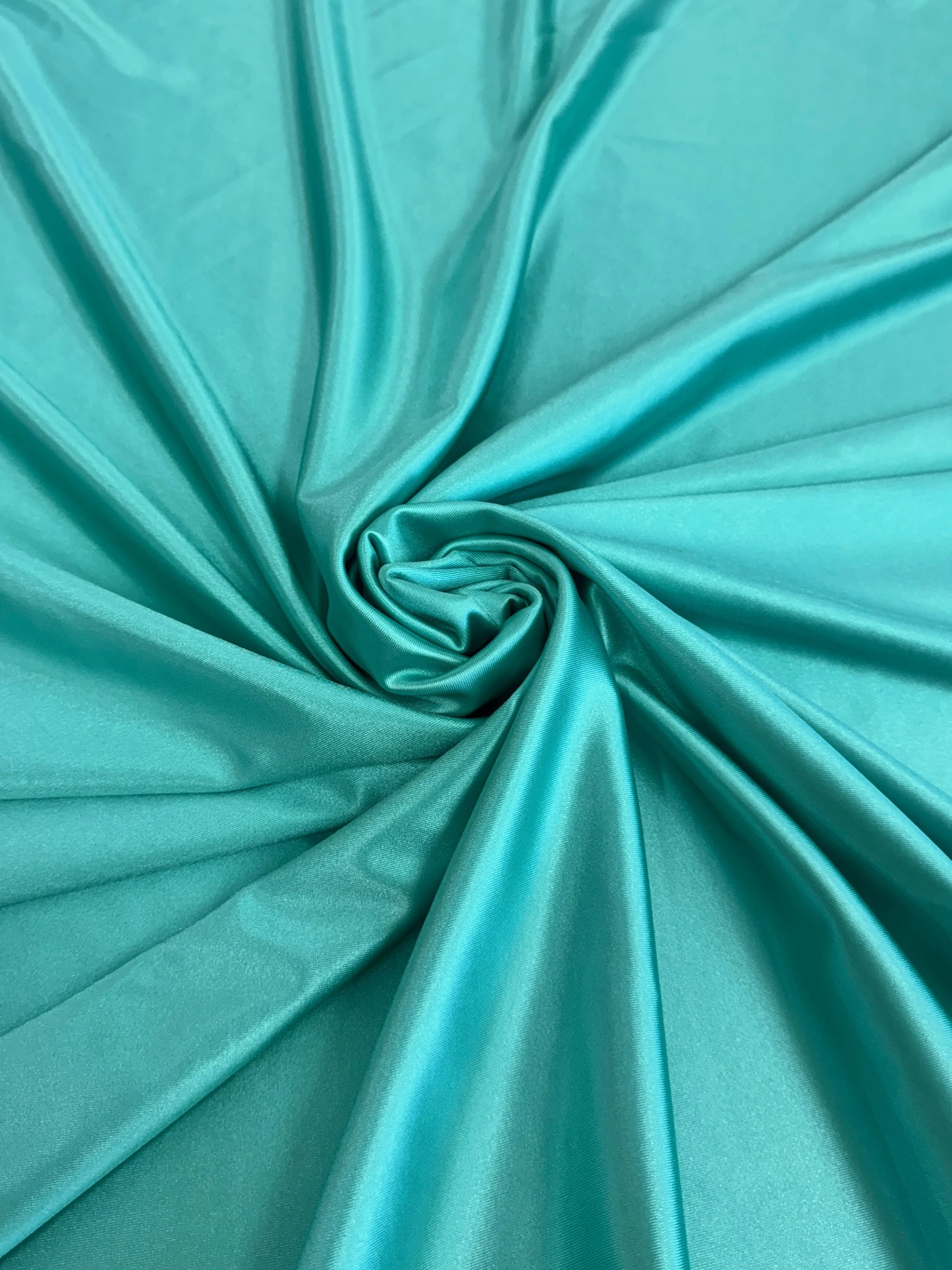 Tiffany Blue Shiny Nylon Spandex