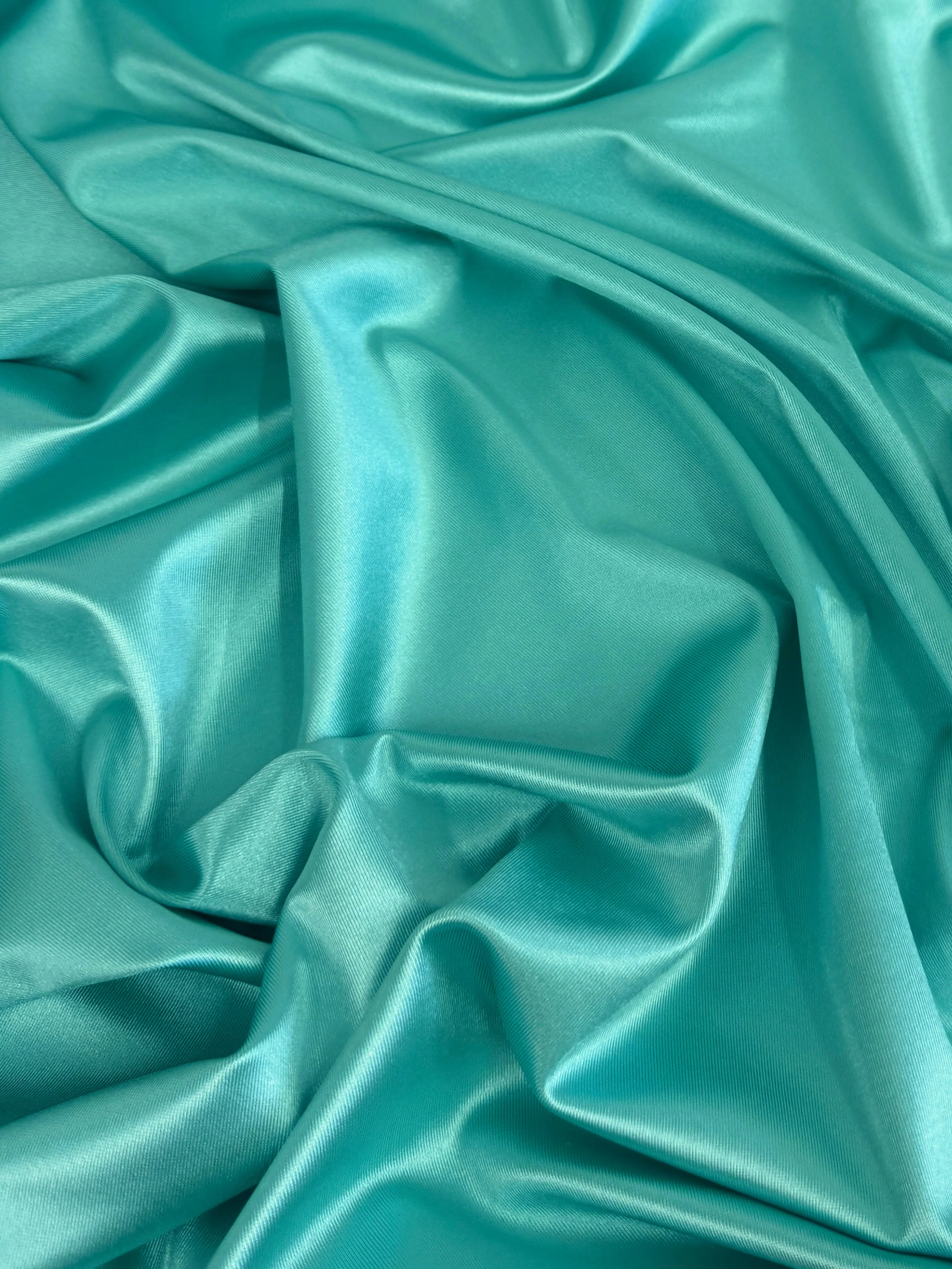 Tiffany Blue Shiny Nylon Spandex - Image 9