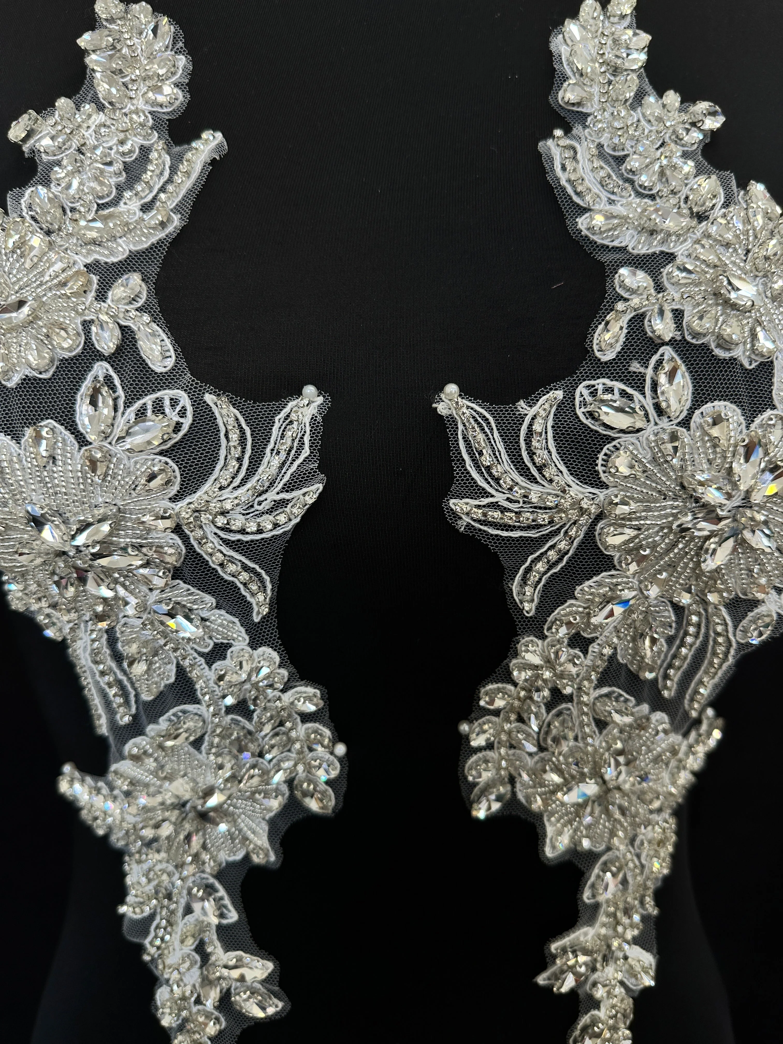 Trinity Silver Rhinestone Applique - Image 5