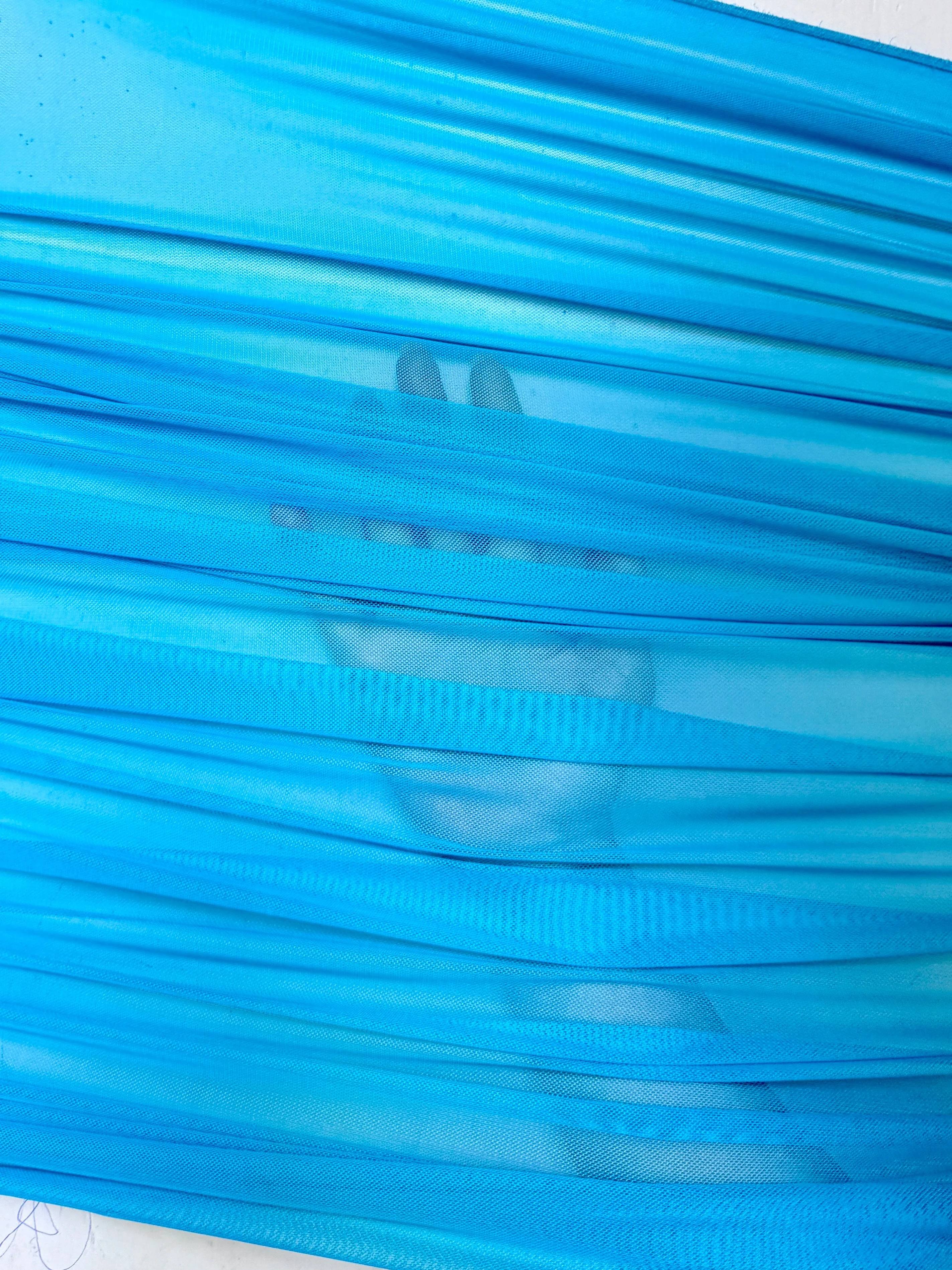 Turquoise 4 Way Stretch Power Mesh
