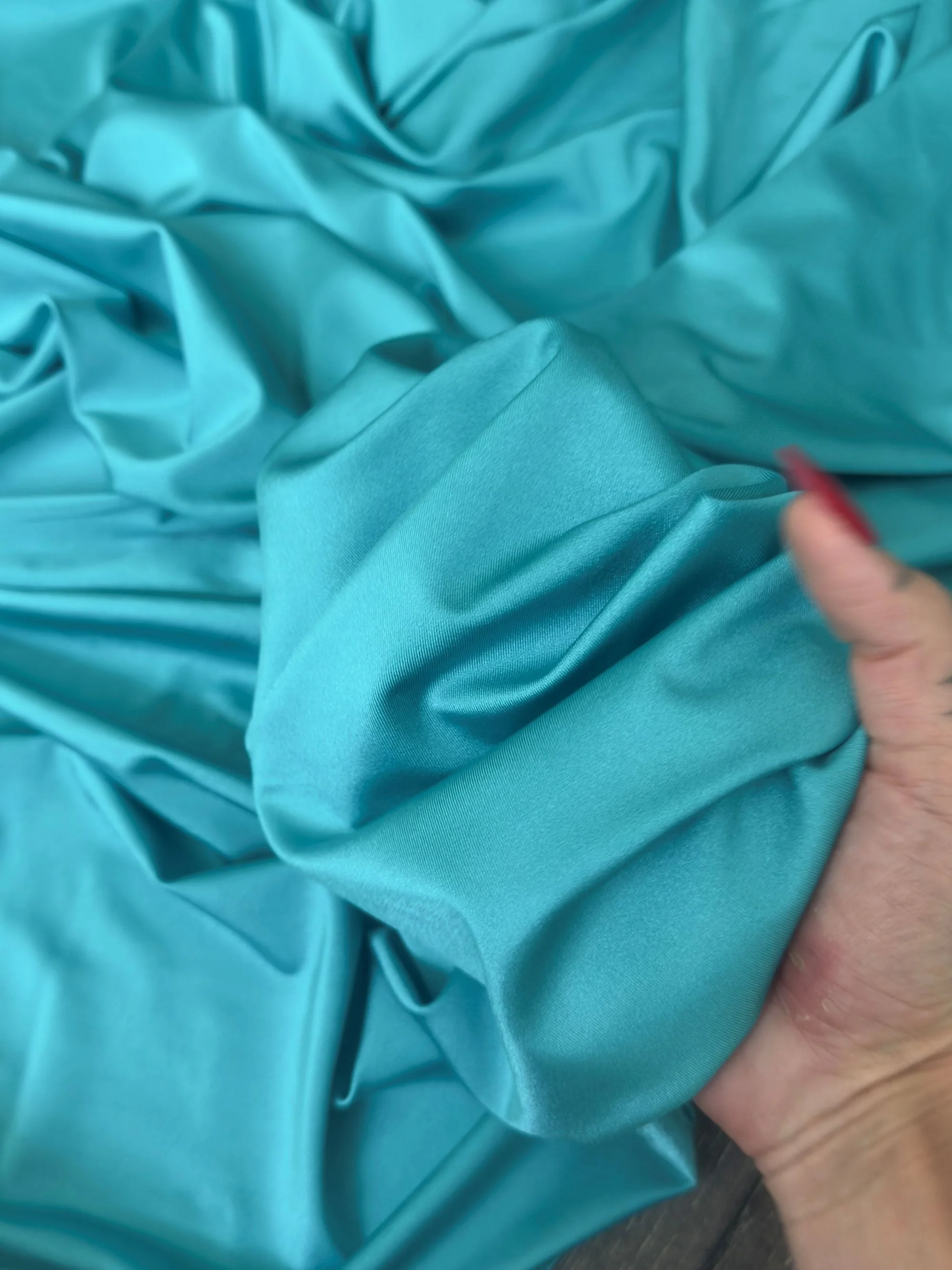 Turquoise Lulu Yoga Nylon Spandex