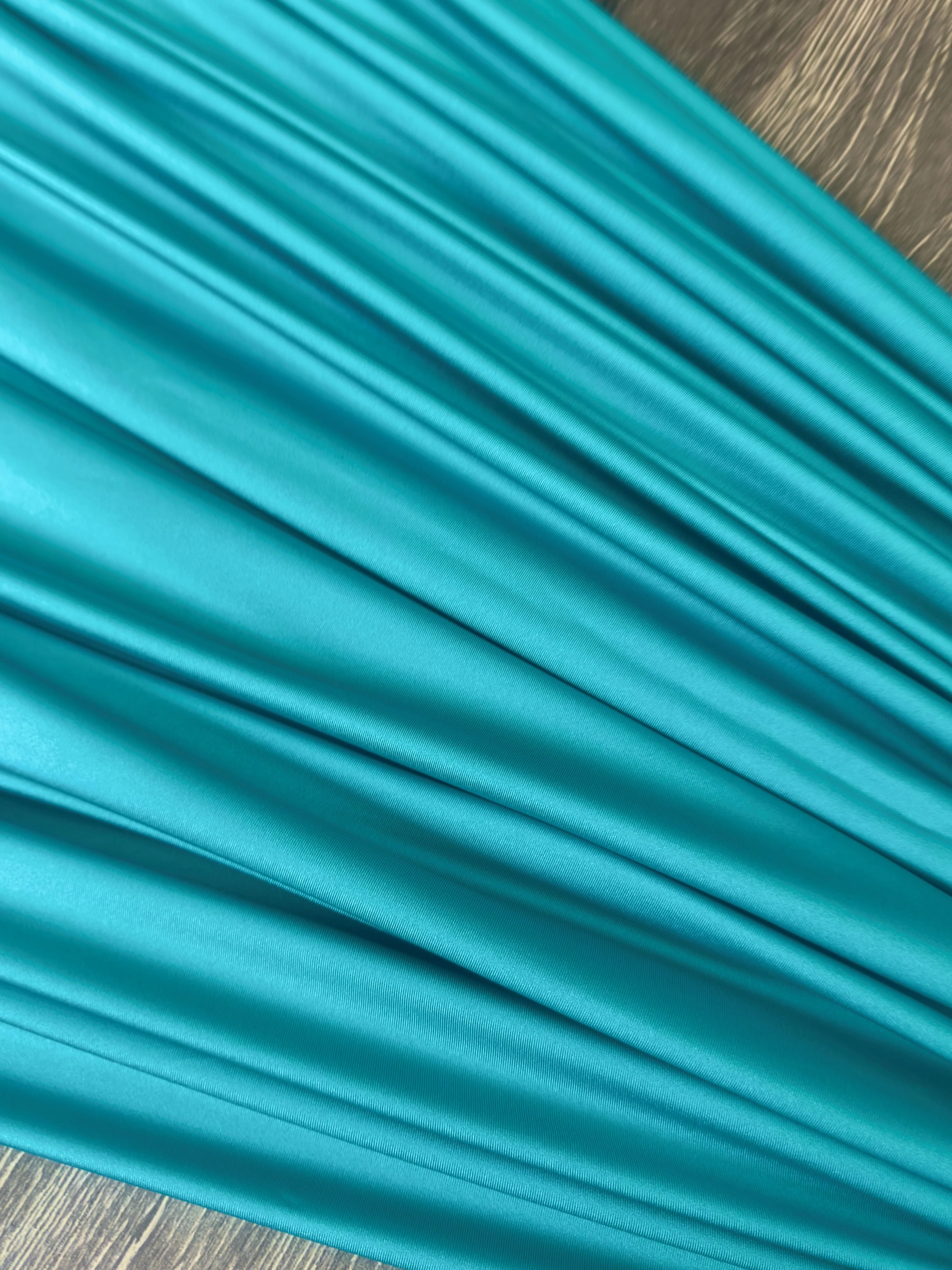 Turquoise Lulu Yoga Nylon Spandex - Image 2