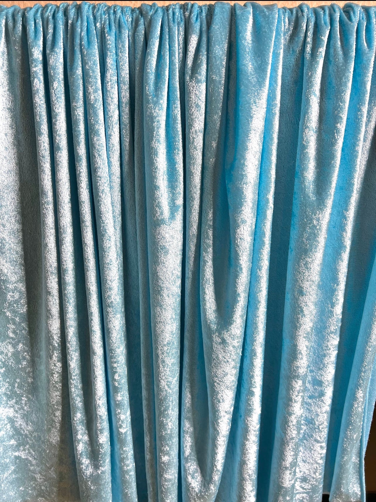 Turquoise Stretch Velvet - Image 6
