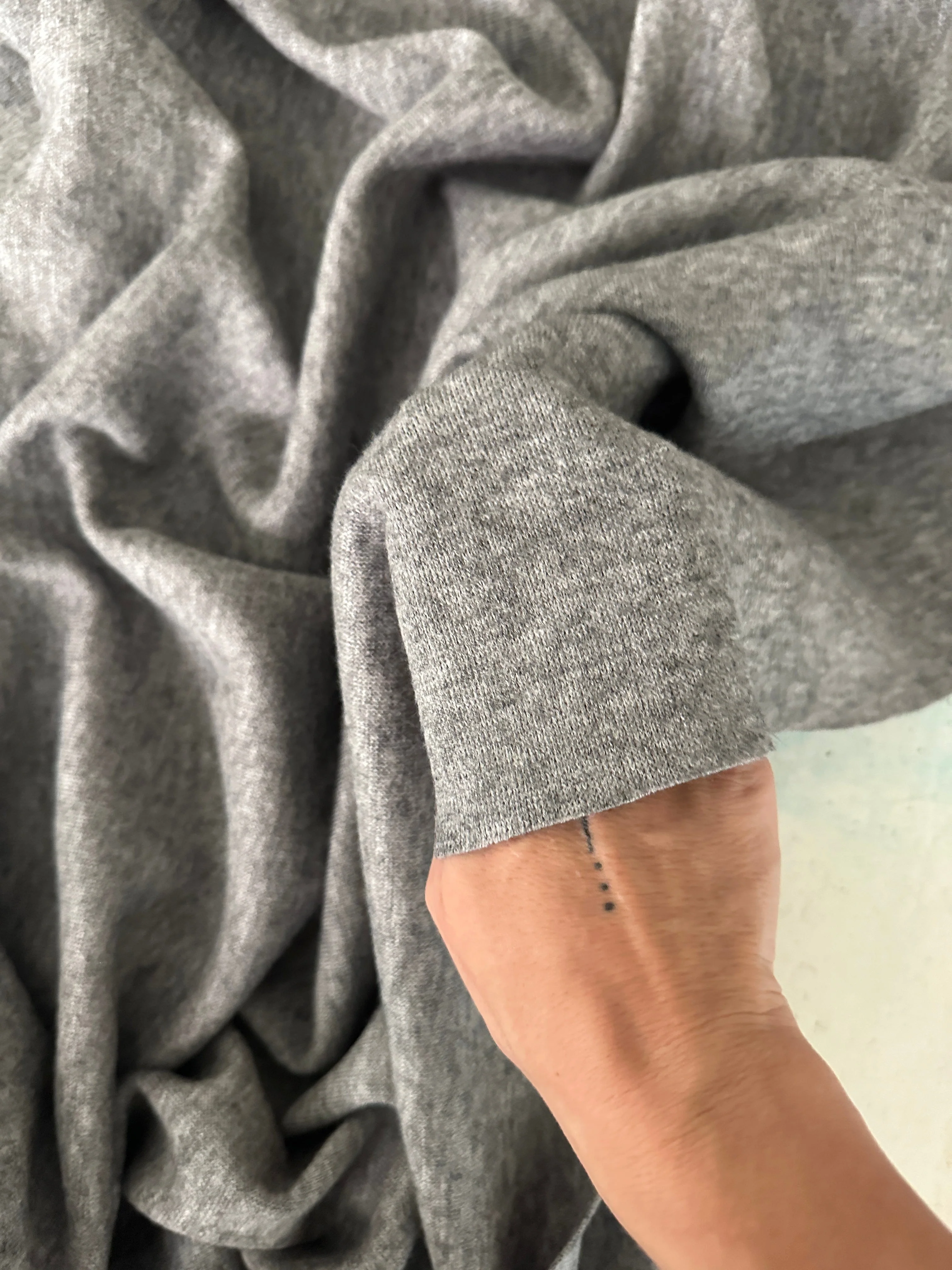 Gray Ultra Soft Faux Cashmere - Image 3