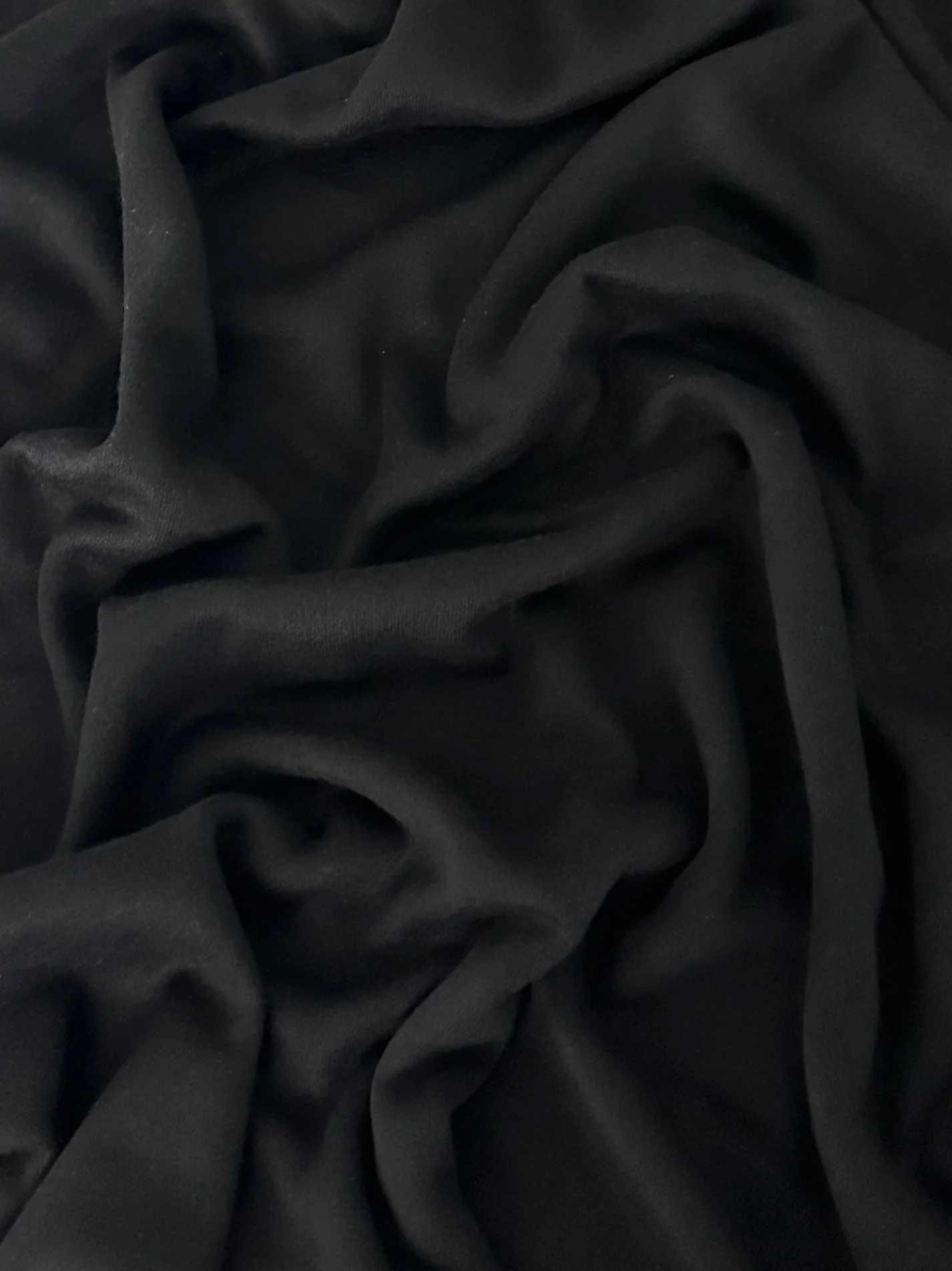 Black Ultra Soft Faux Cashmere