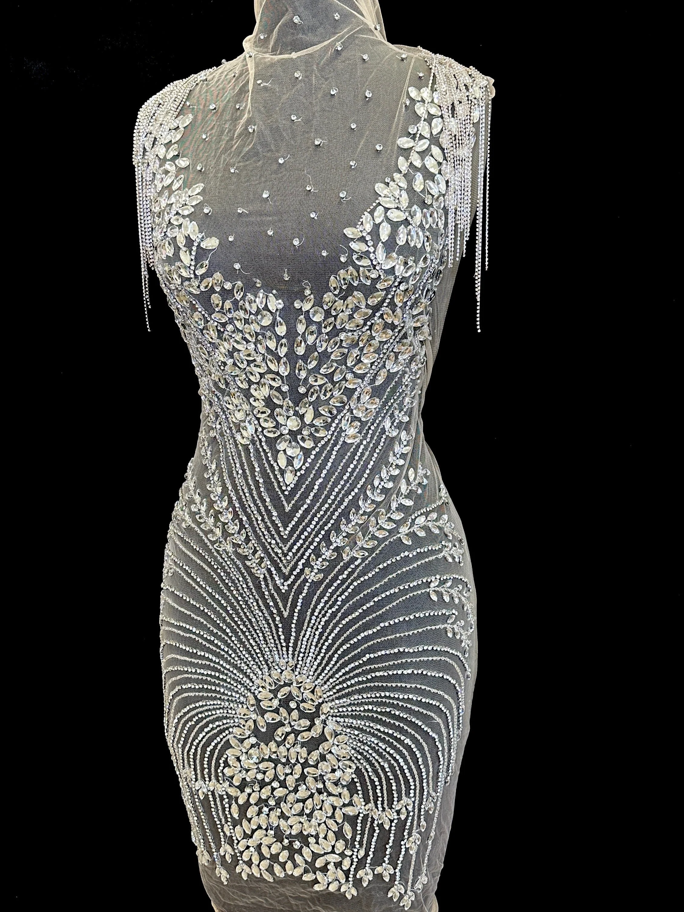 Valencia Rhinestones Bodice Applique - Image 4