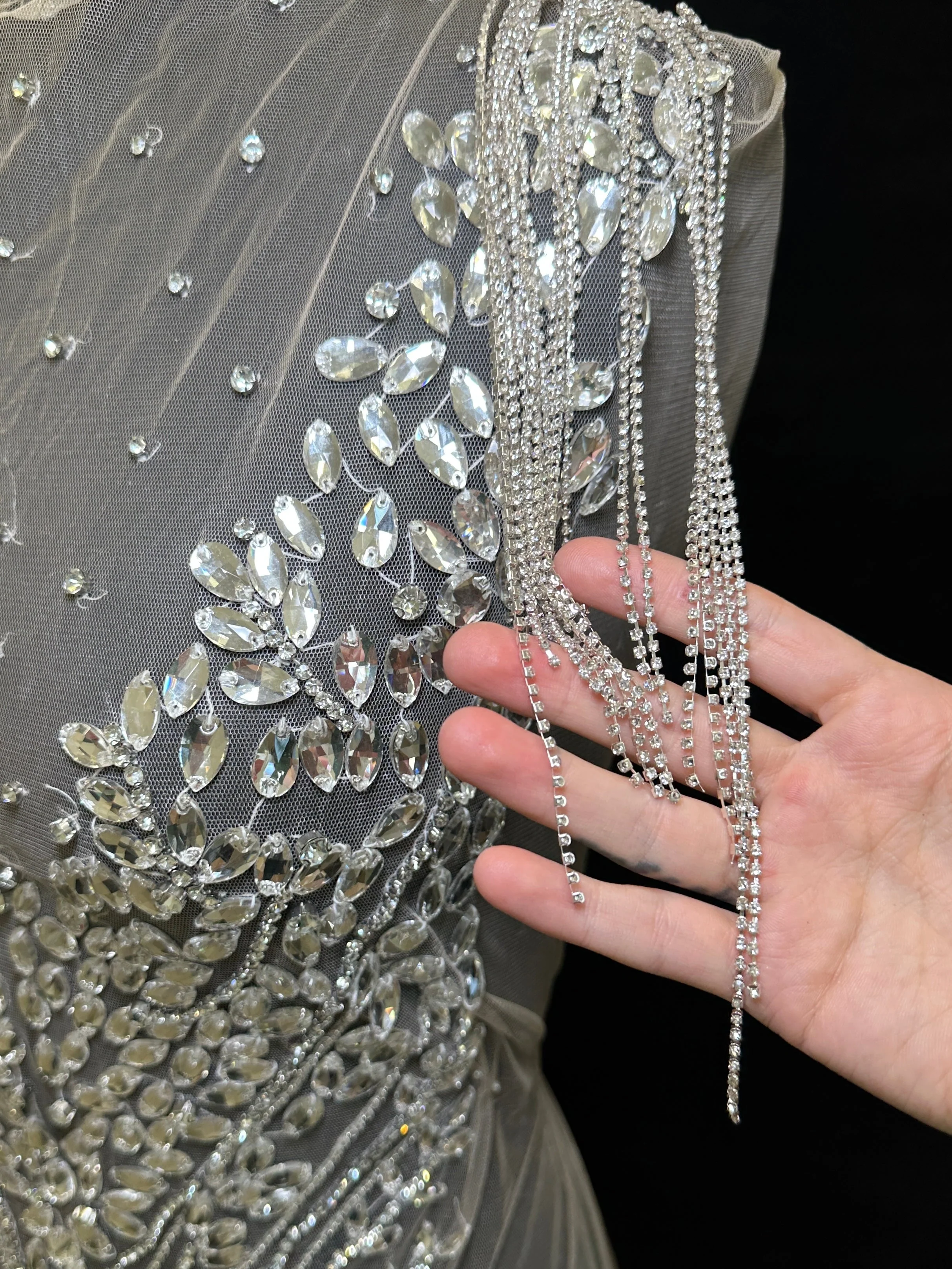 Valencia Rhinestones Bodice Applique - Image 5