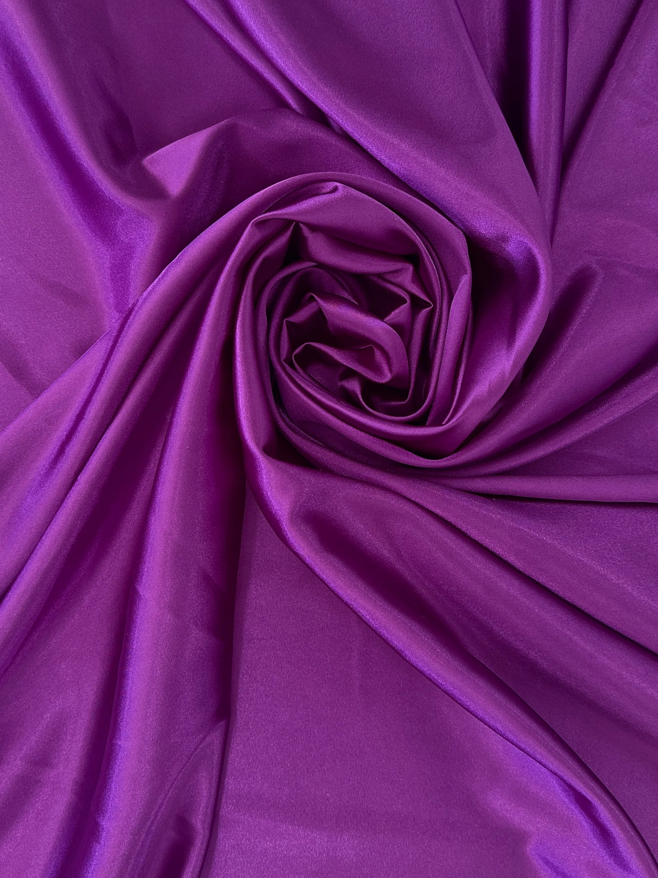 Violet Luxury Silky Stretch Satin - Image 8