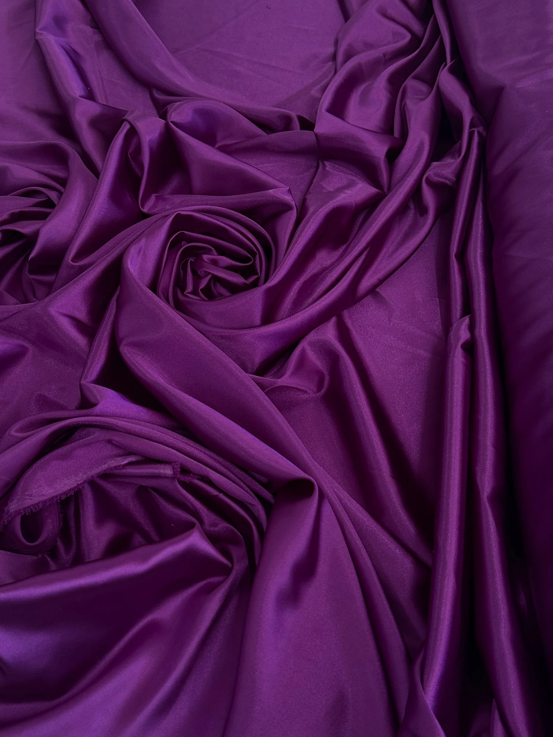Violet Luxury Silky Stretch Satin - Image 9