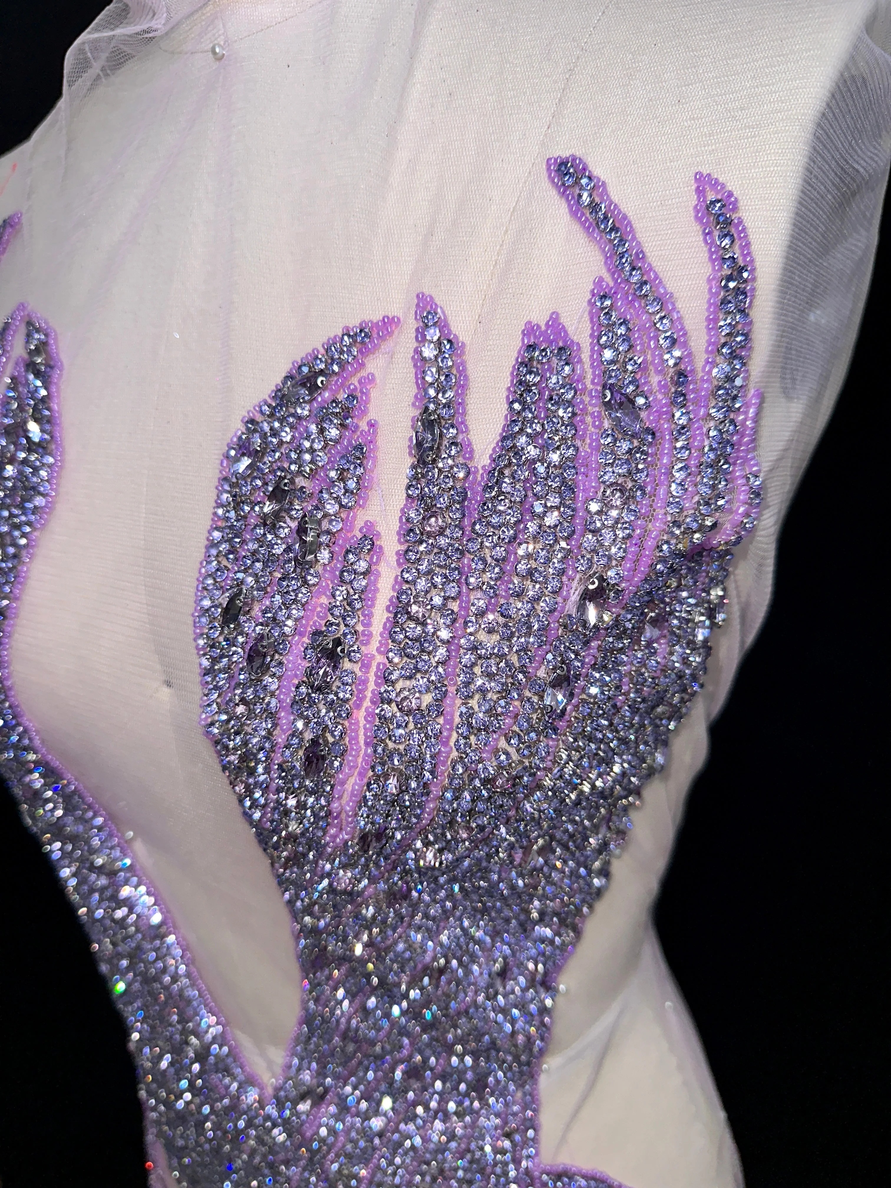 Vivian Rhinestones Bodice Applique - Image 3