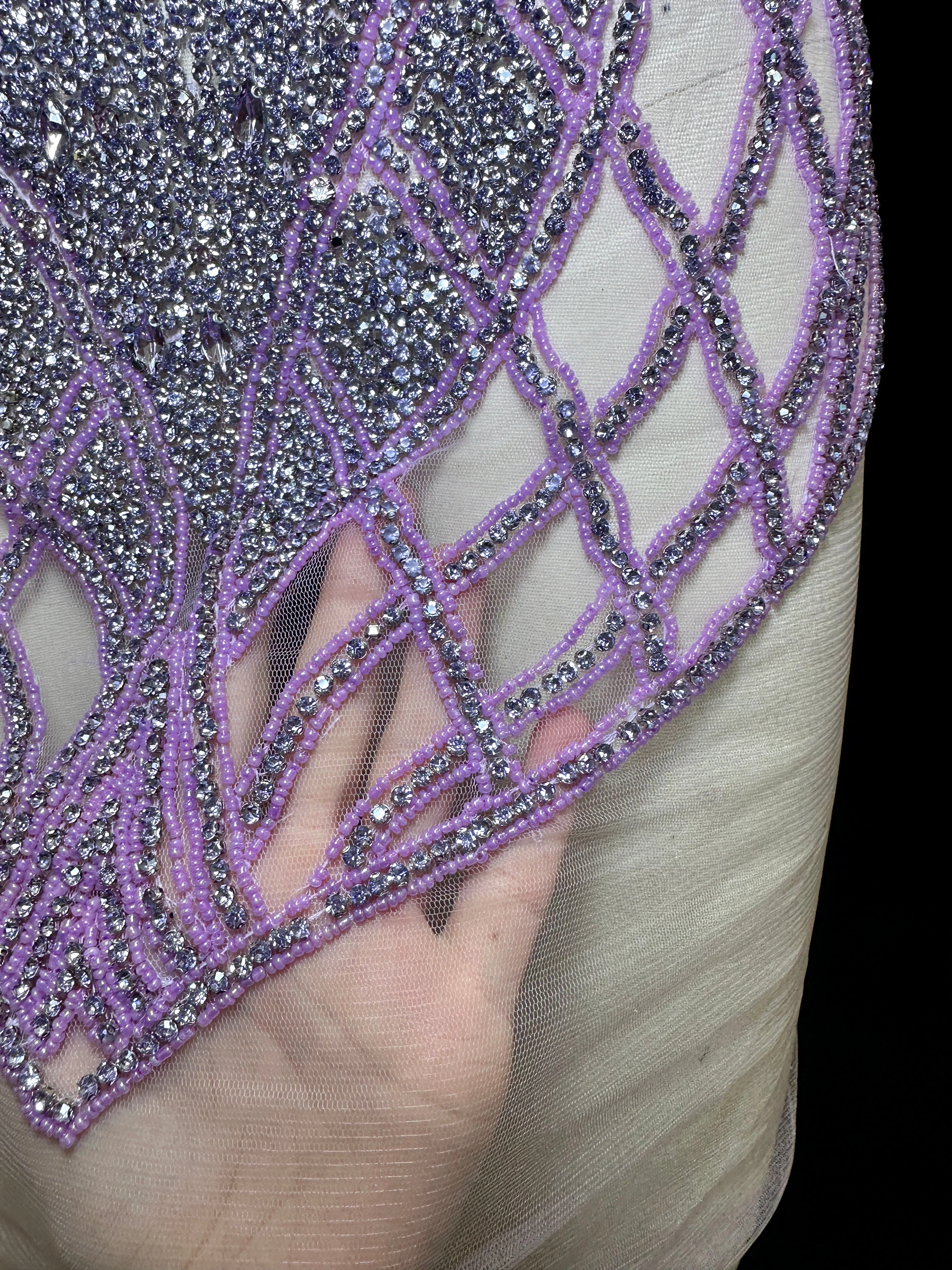 Vivian Rhinestones Bodice Applique - Image 5
