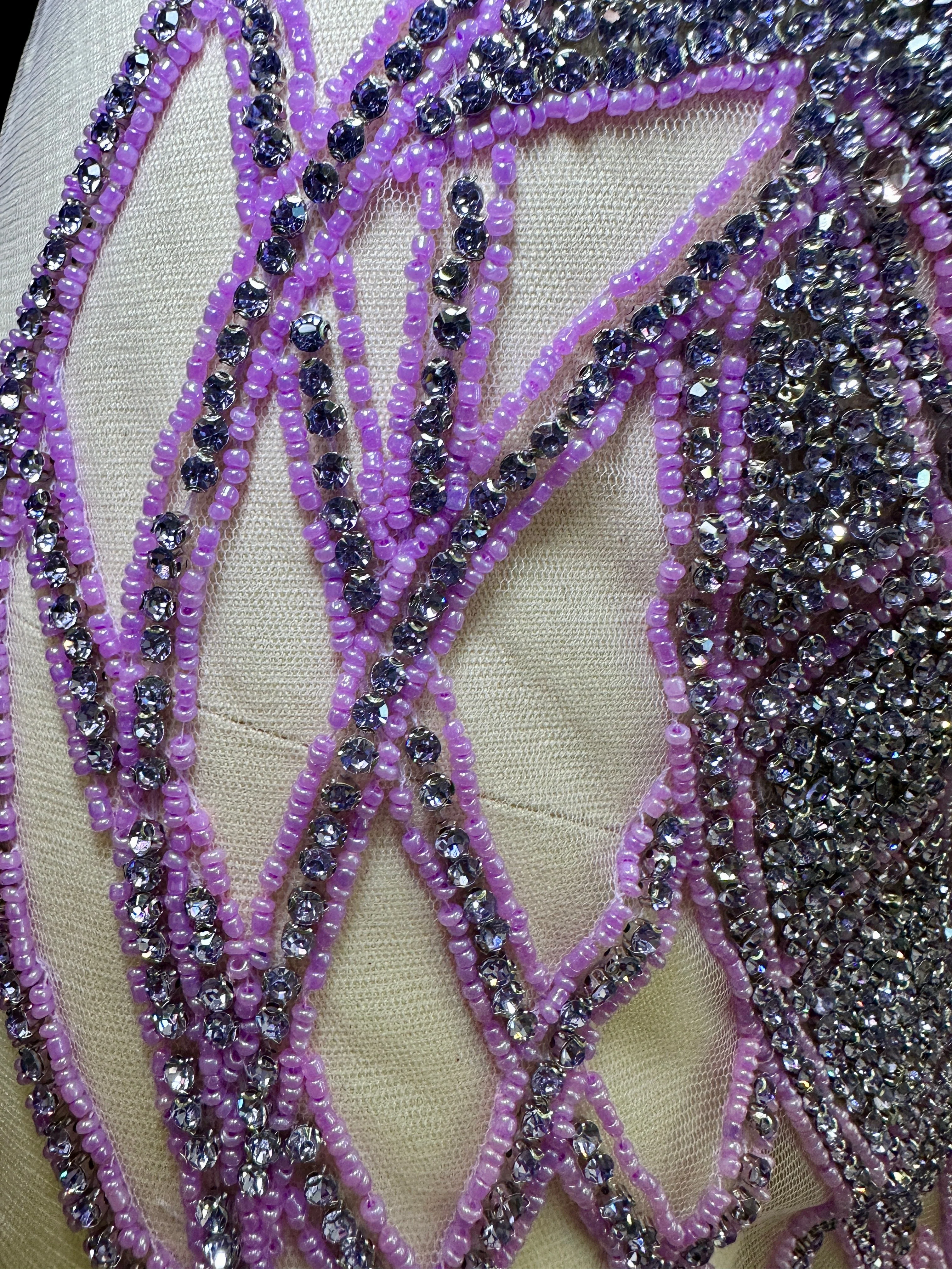 Vivian Rhinestones Bodice Applique - Image 6