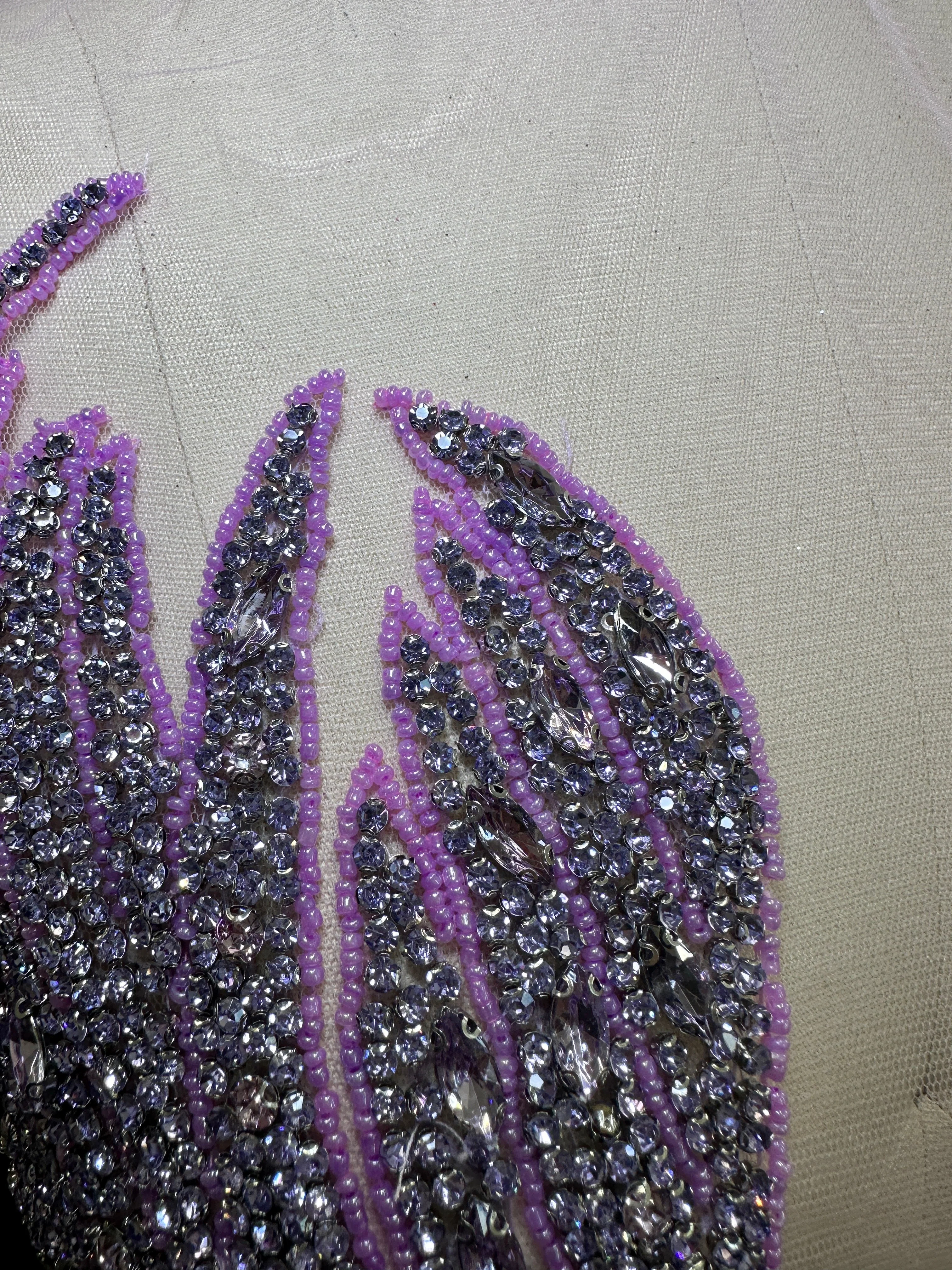 Vivian Rhinestones Bodice Applique - Image 7