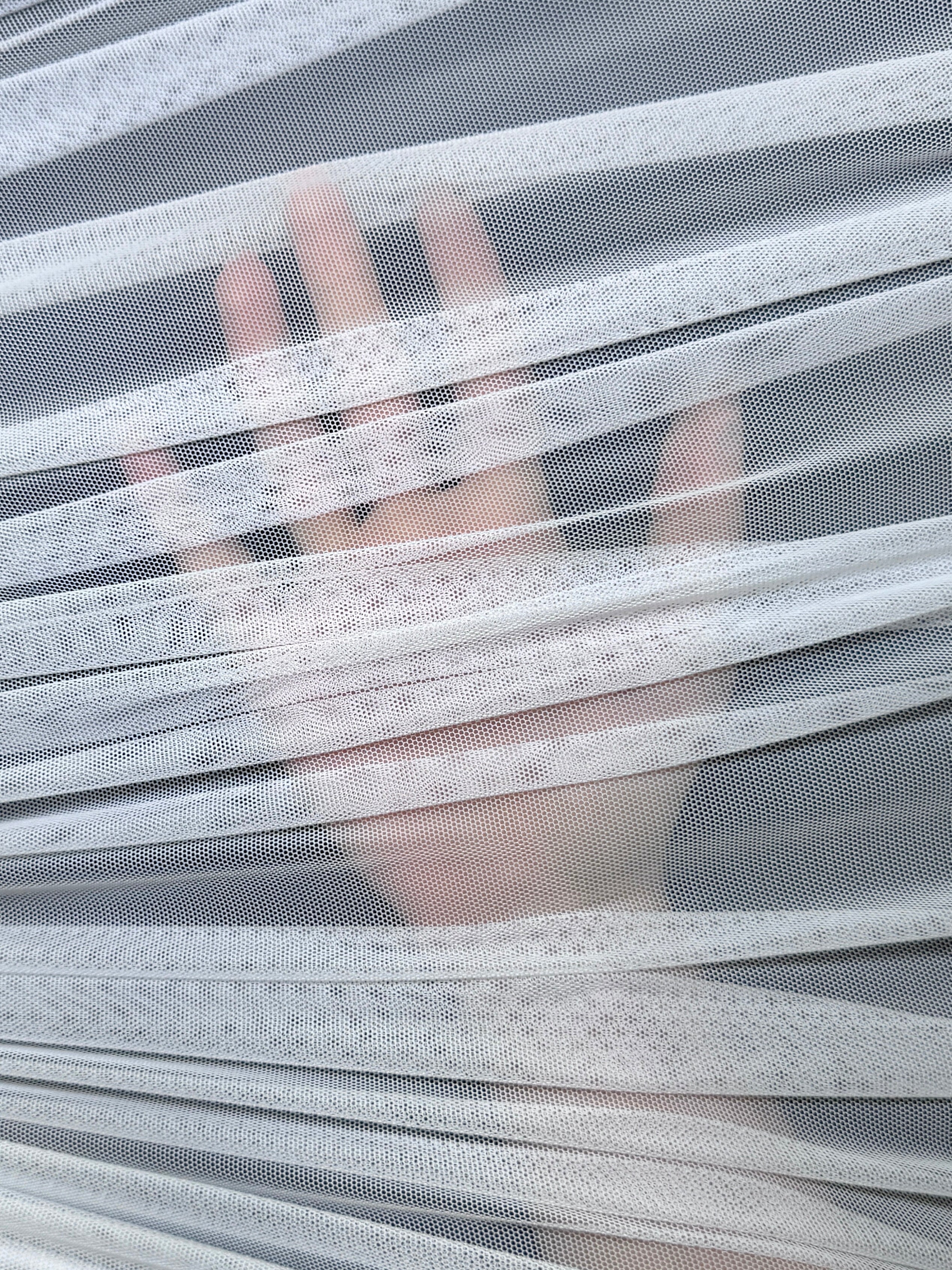 White 4 Way Stretch Power Mesh