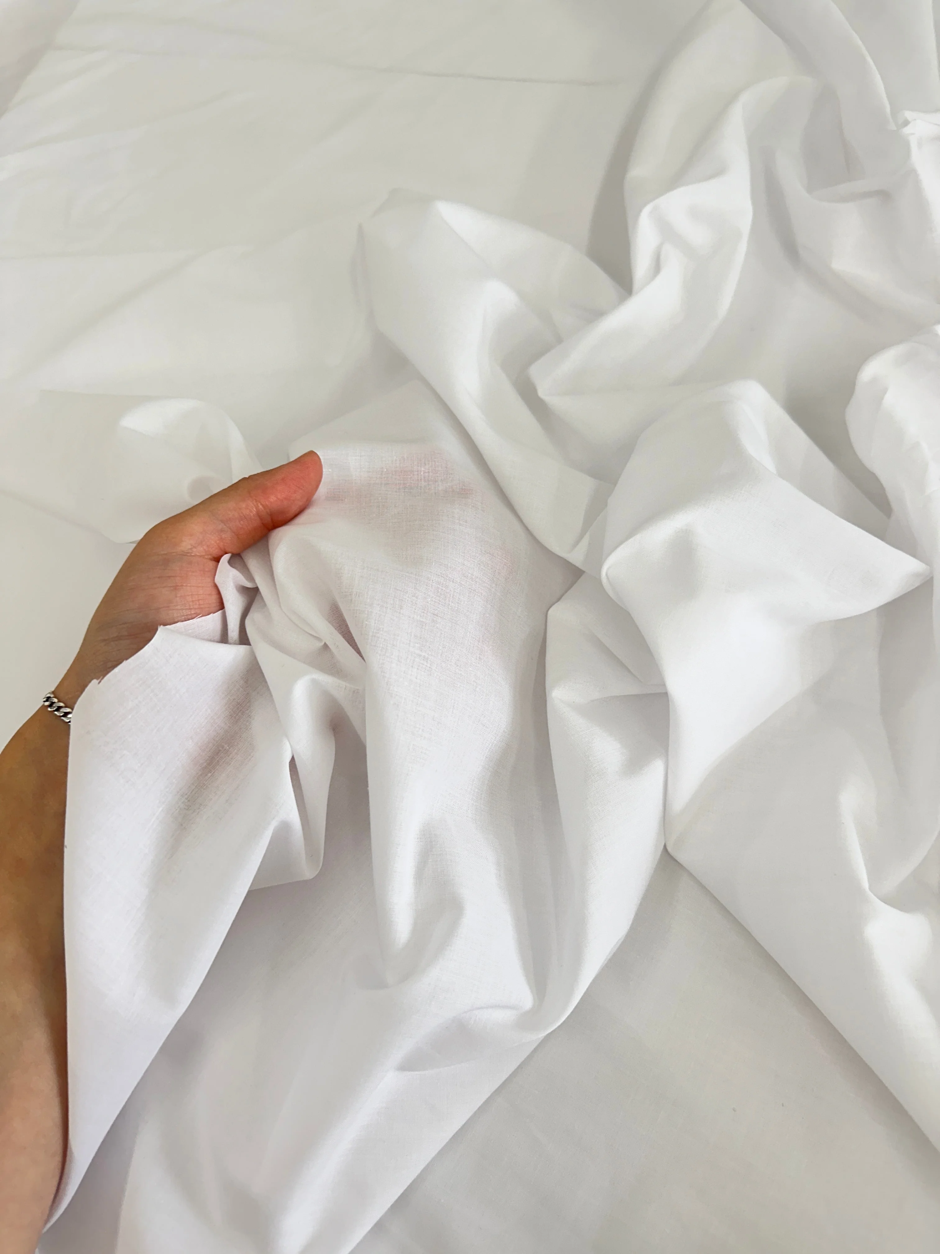 White Cotton Lawn - Image 7