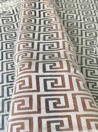 White Geo Print Power Mesh - Image 4