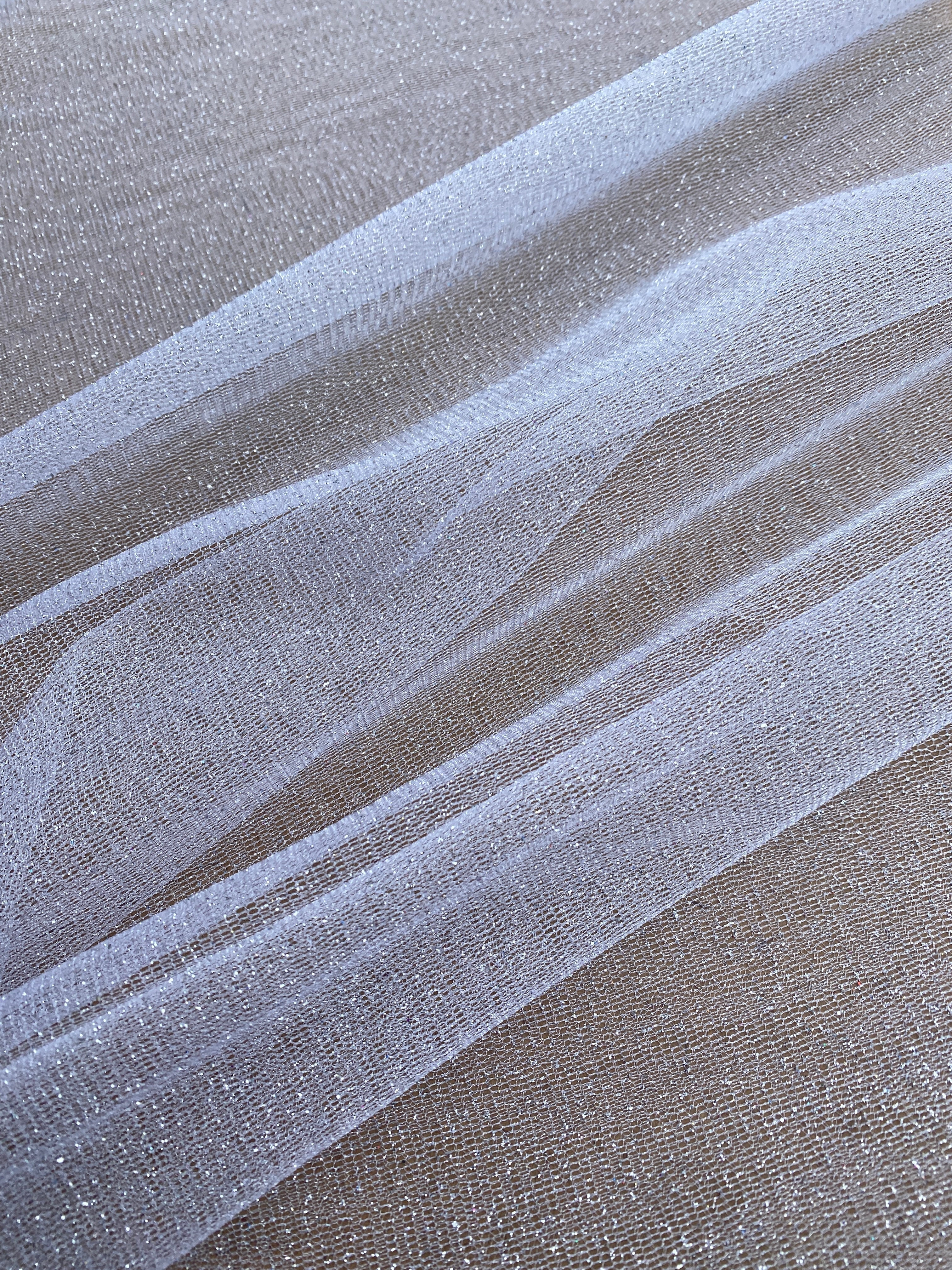White Glitter Tulle - Image 5