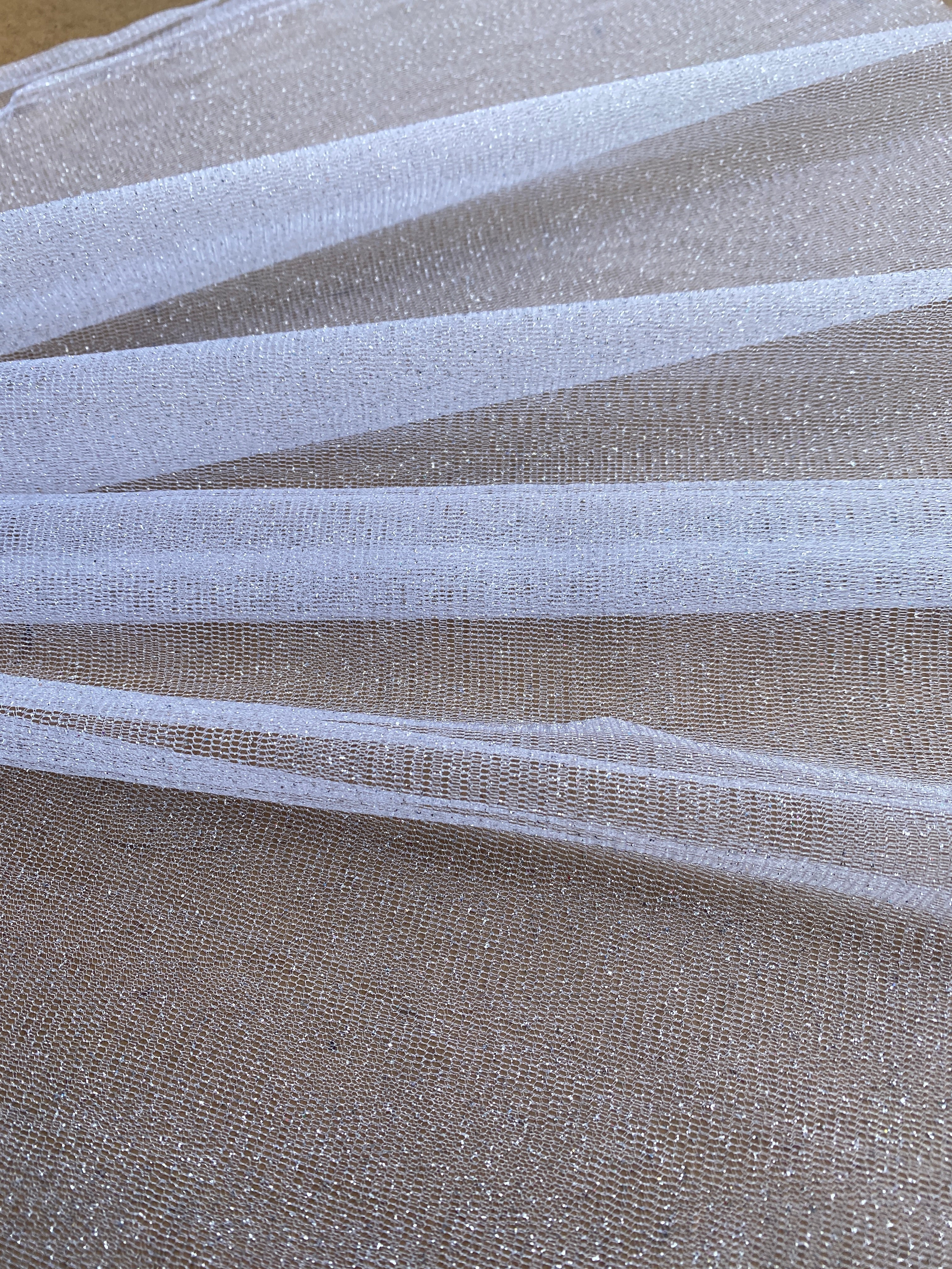 White Glitter Tulle - Image 7
