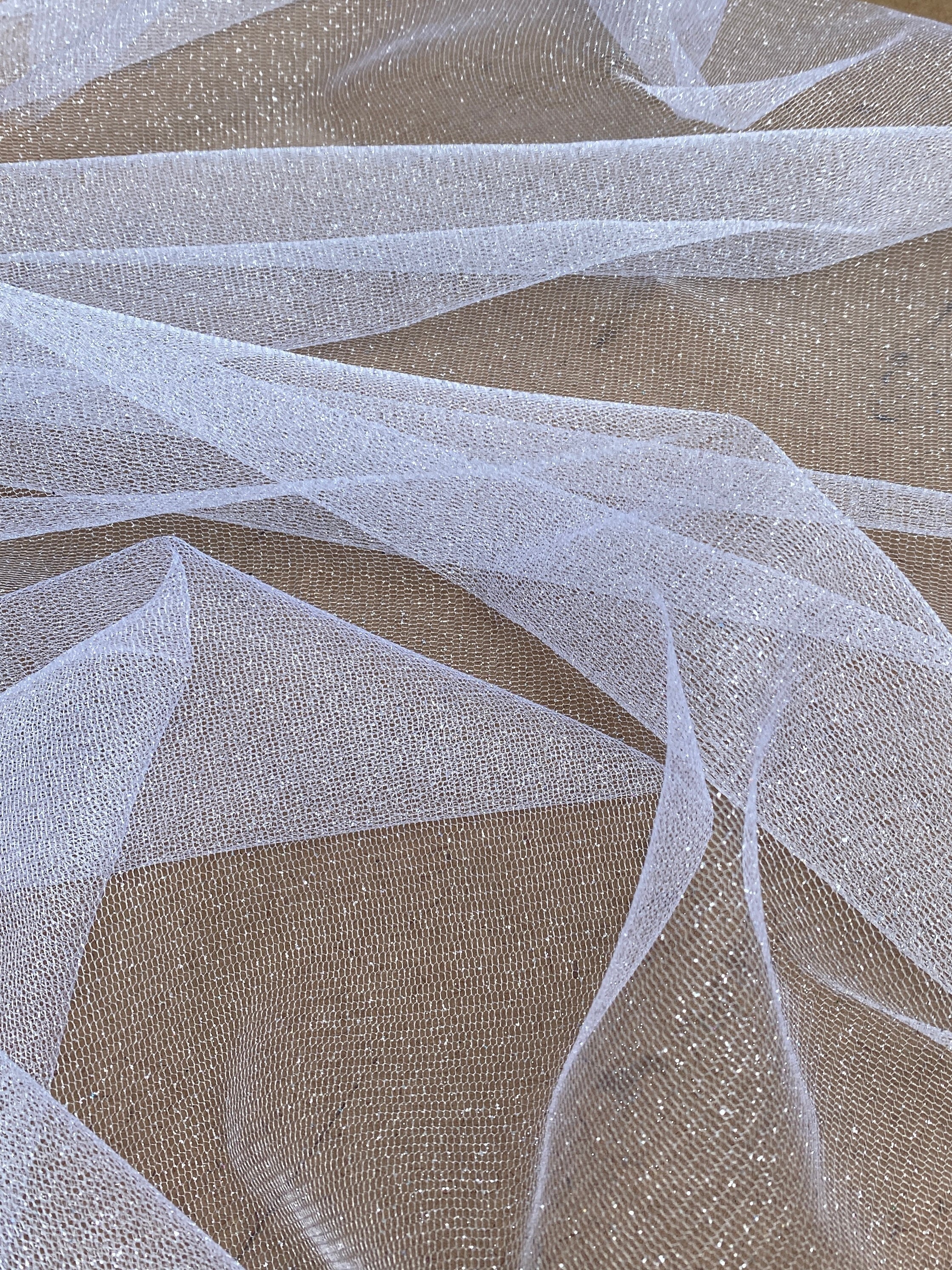 White Glitter Tulle - Image 9