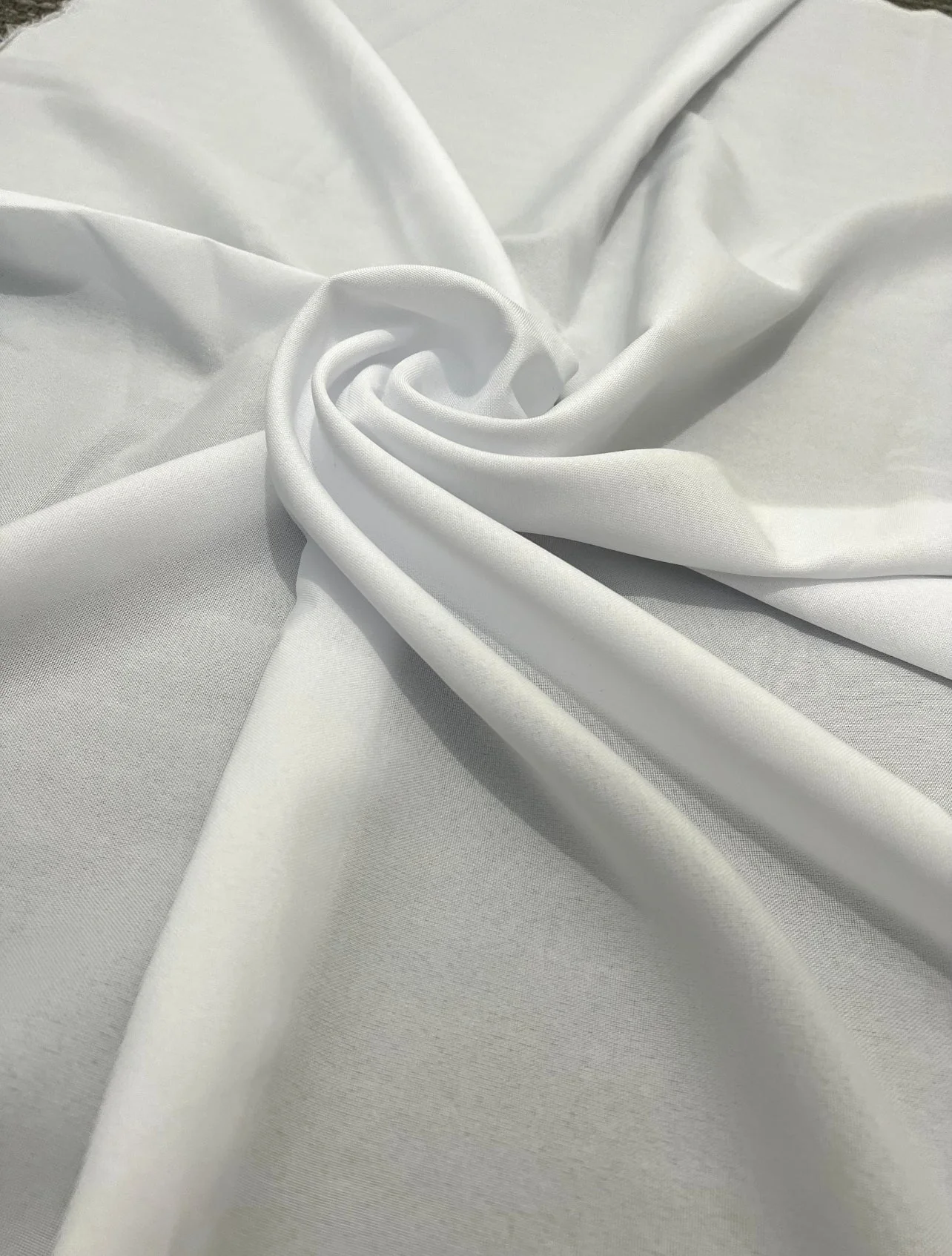 White Poly Poplin - Image 2
