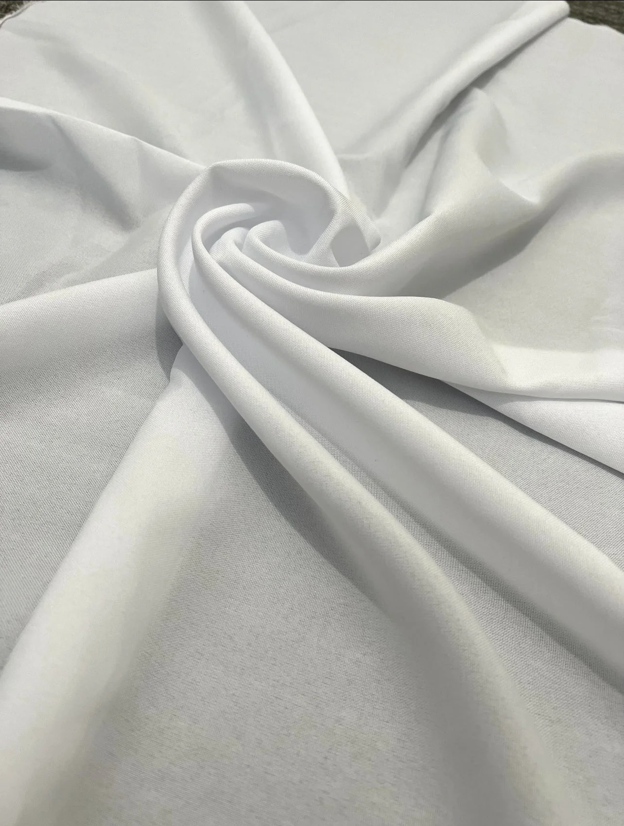 White Poly Poplin - Image 5
