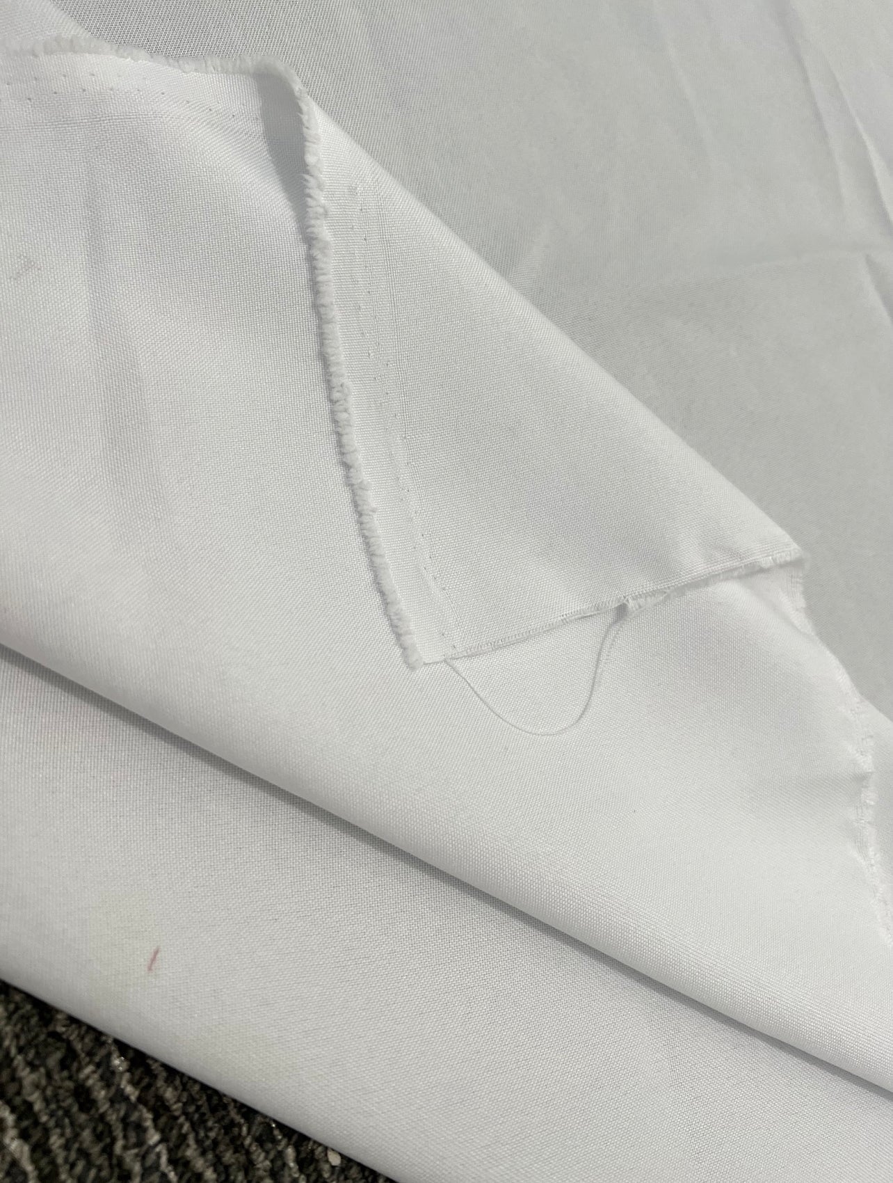 White Poly Poplin - Image 6