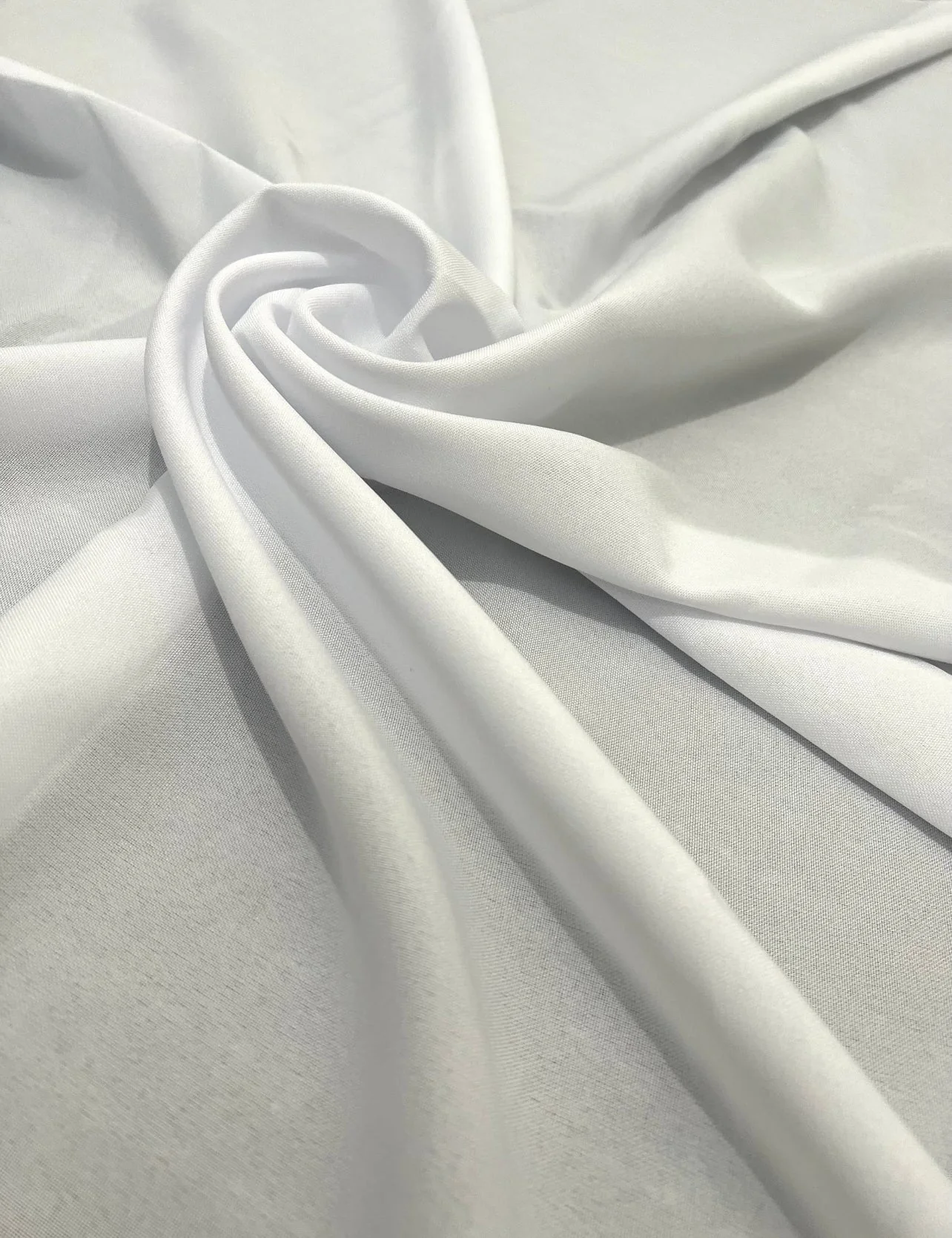 White Poly Poplin - Image 7
