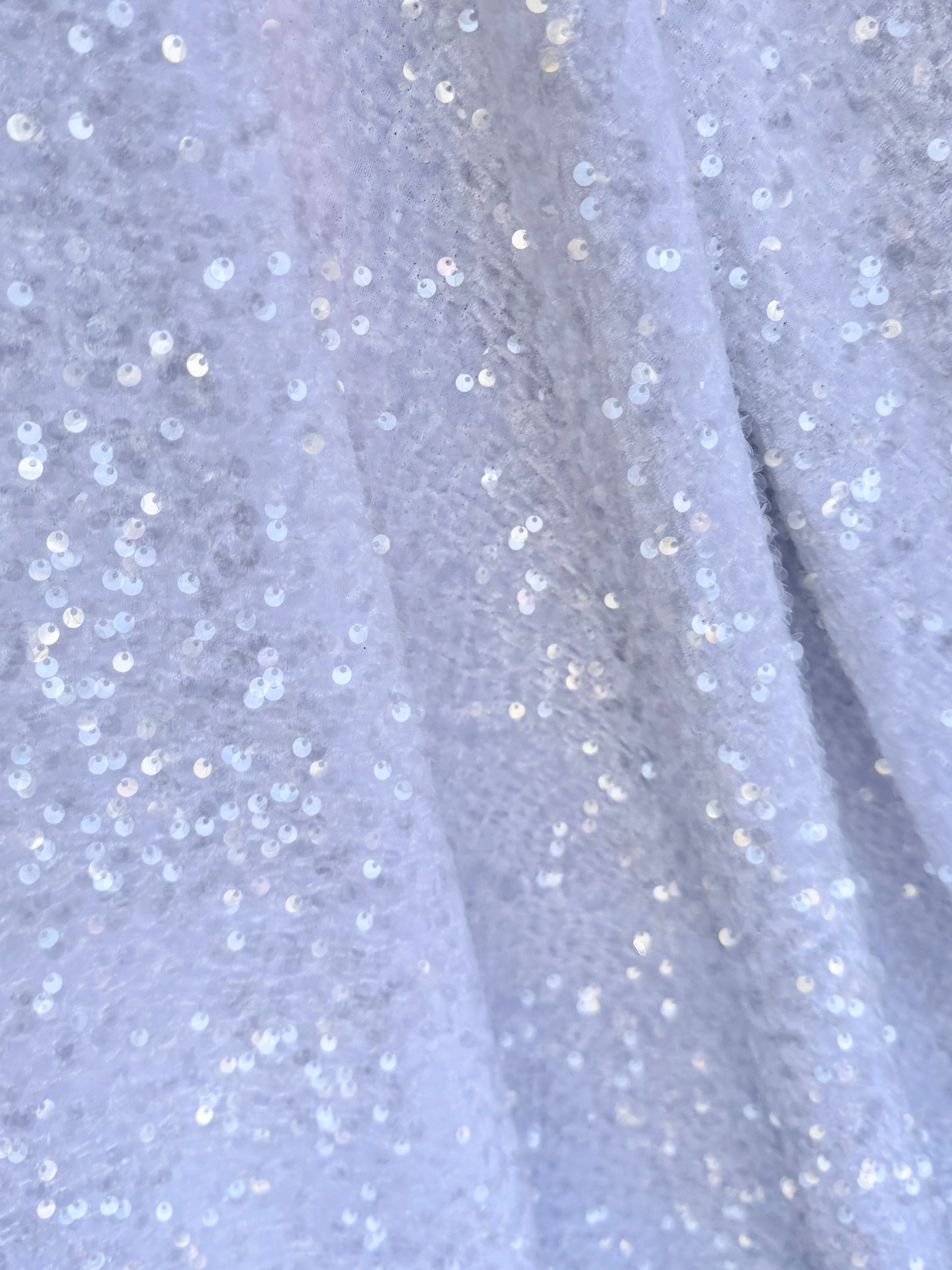 White Sequin on Velvet - Image 6