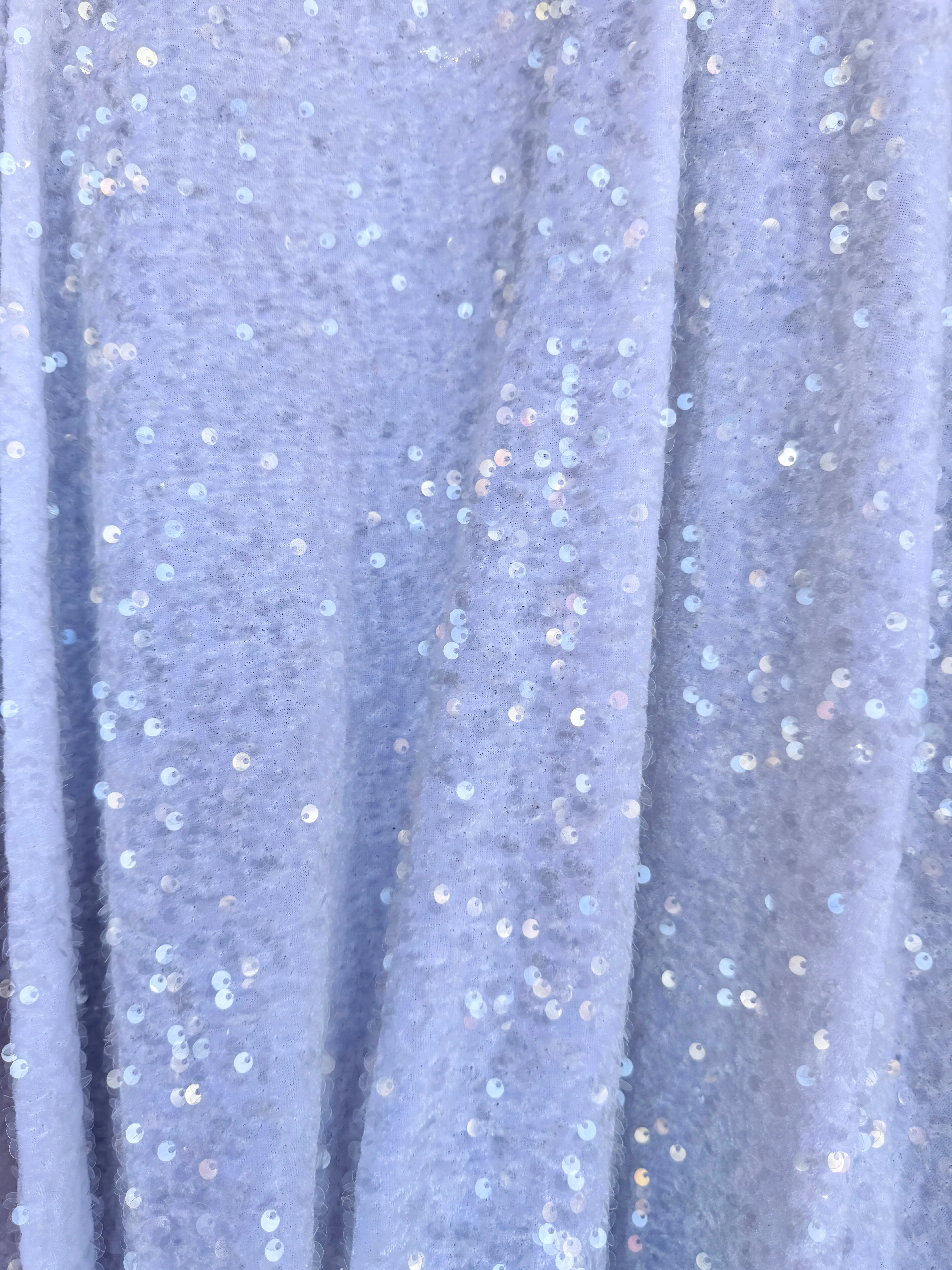 White Sequin on Velvet - Image 7