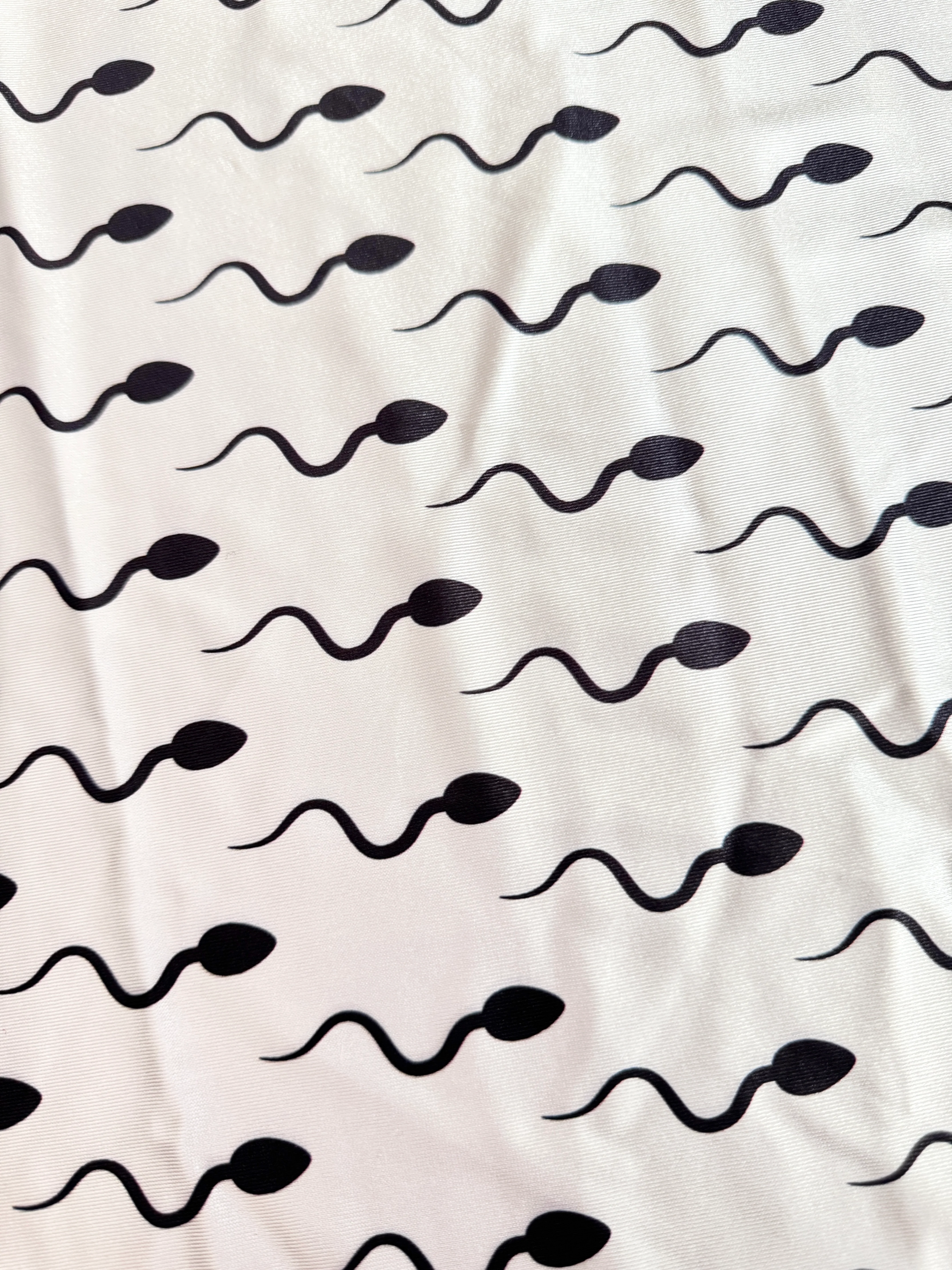 White Fastest Swimmer Nylon Spandex