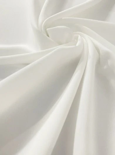 White Stretch Crepe - Image 3