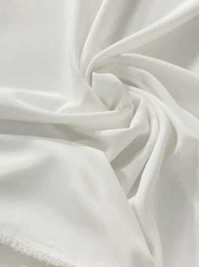 White Stretch Crepe - Image 4