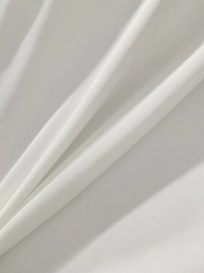 White Stretch Crepe - Image 5