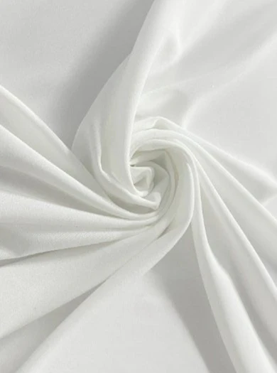 White Stretch Crepe - Image 6