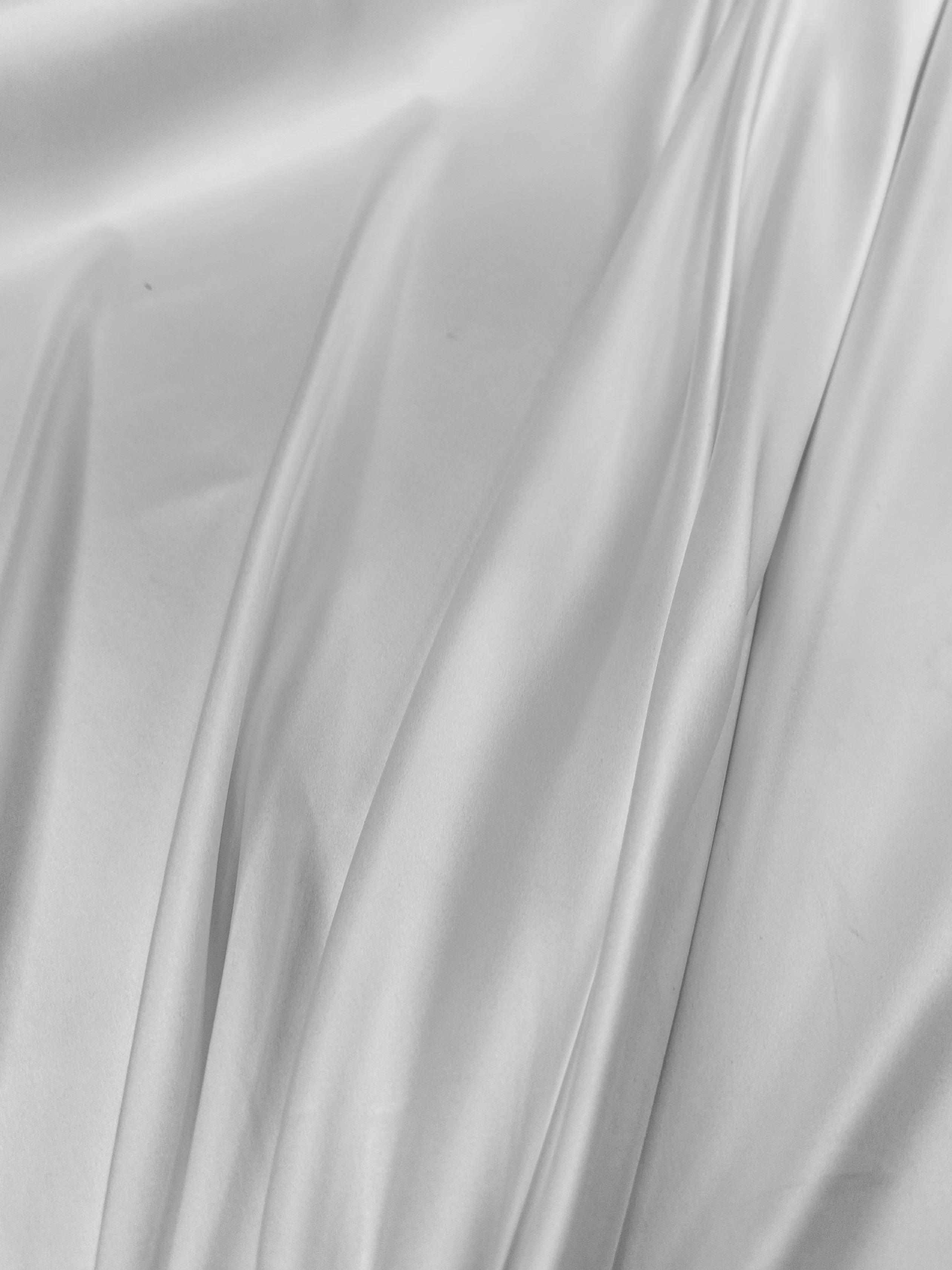 White Stretch Crepe Back Satin - Image 5