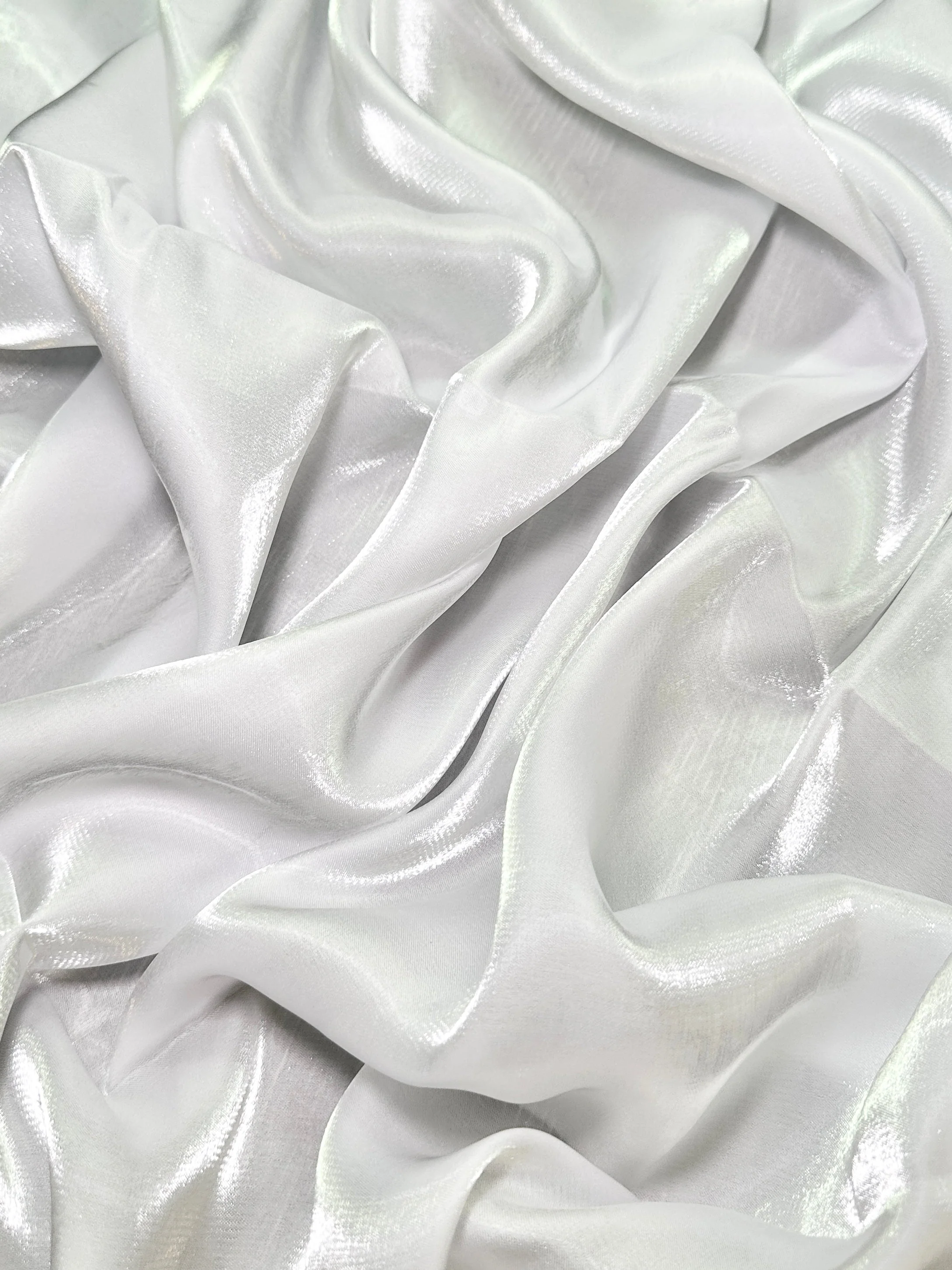 White Water Liquid Shimmery Chiffon