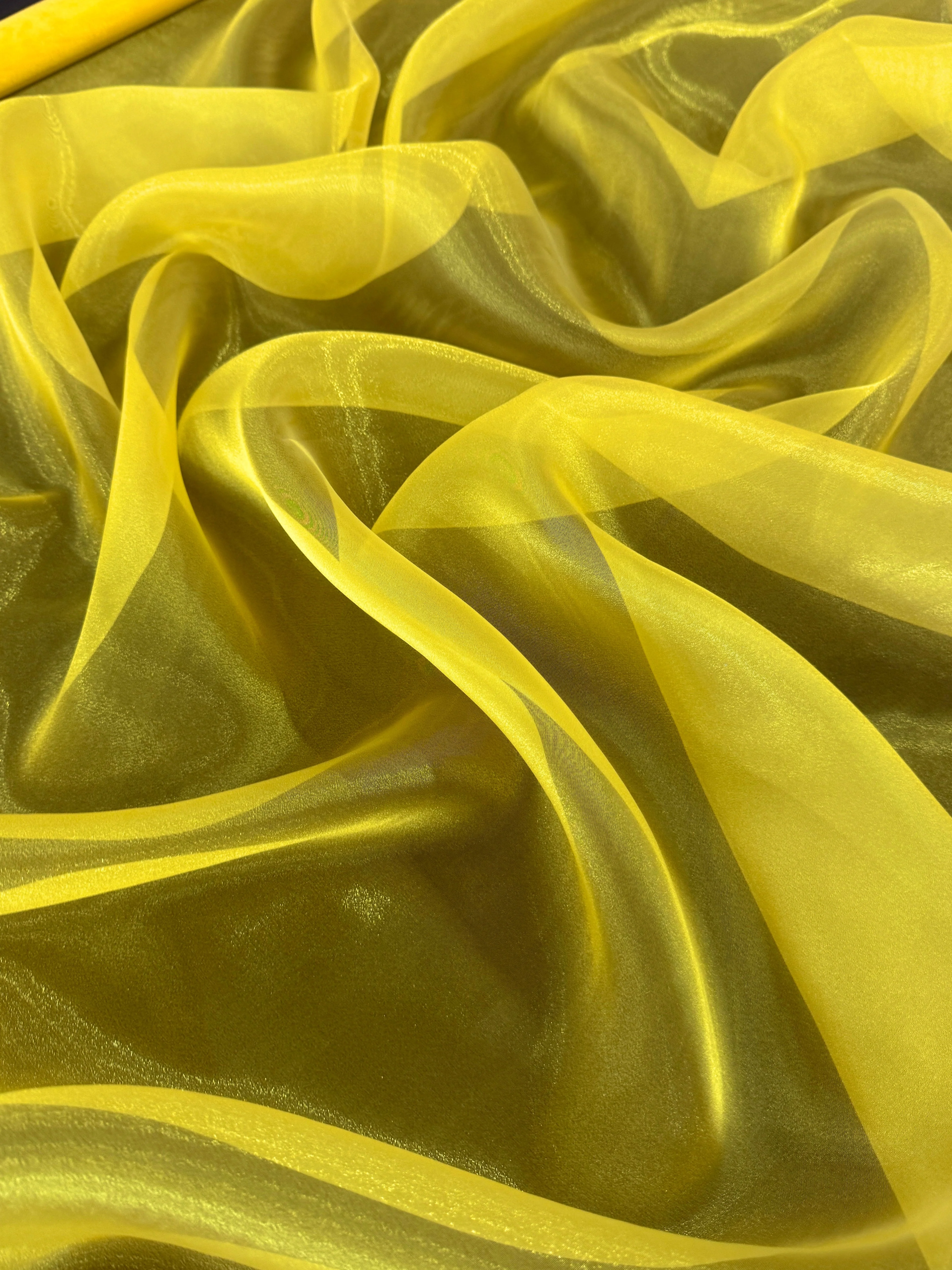 Yellow Crystal Organza - Image 10