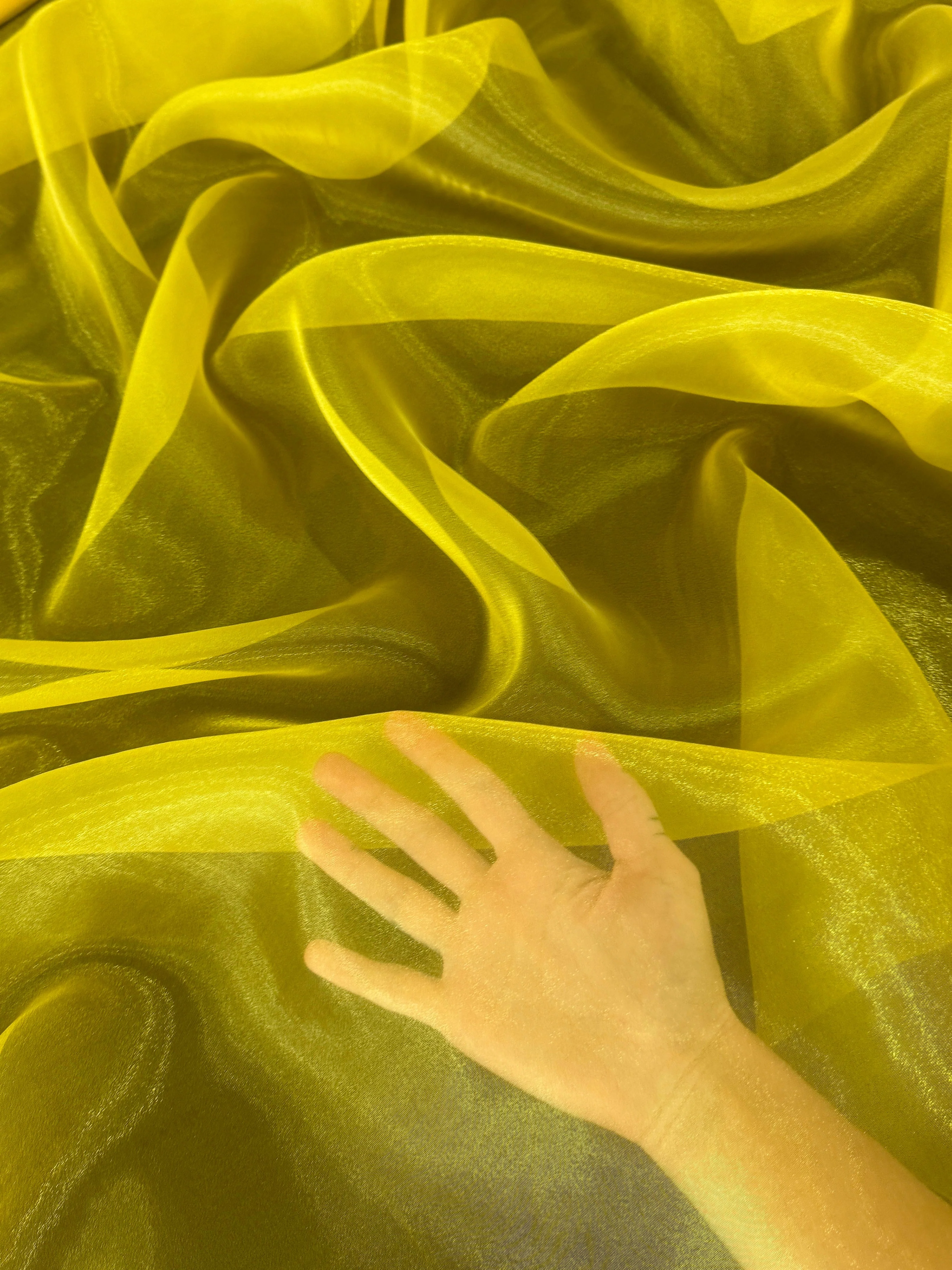 Yellow Crystal Organza - Image 2