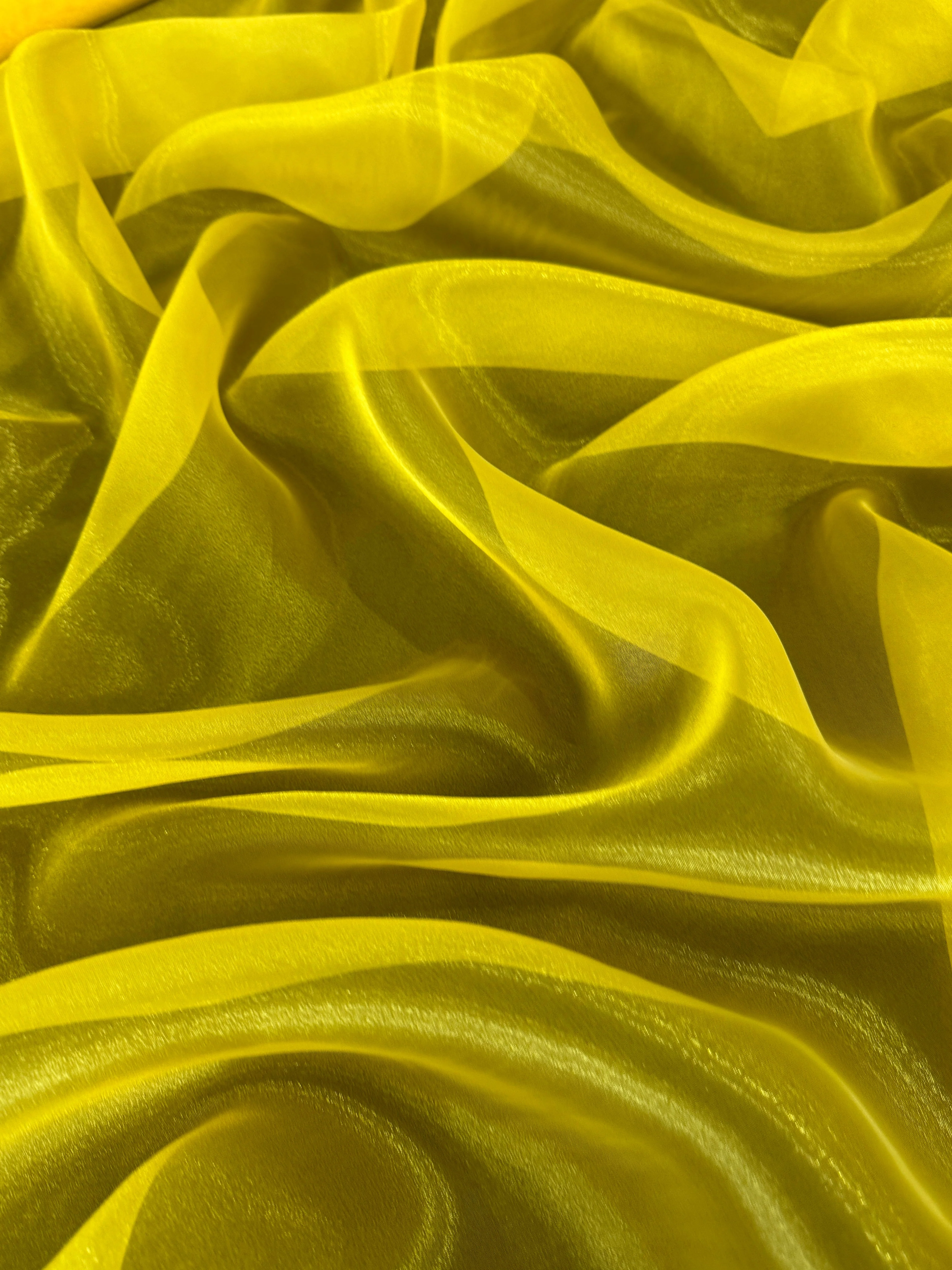 Yellow Crystal Organza - Image 4