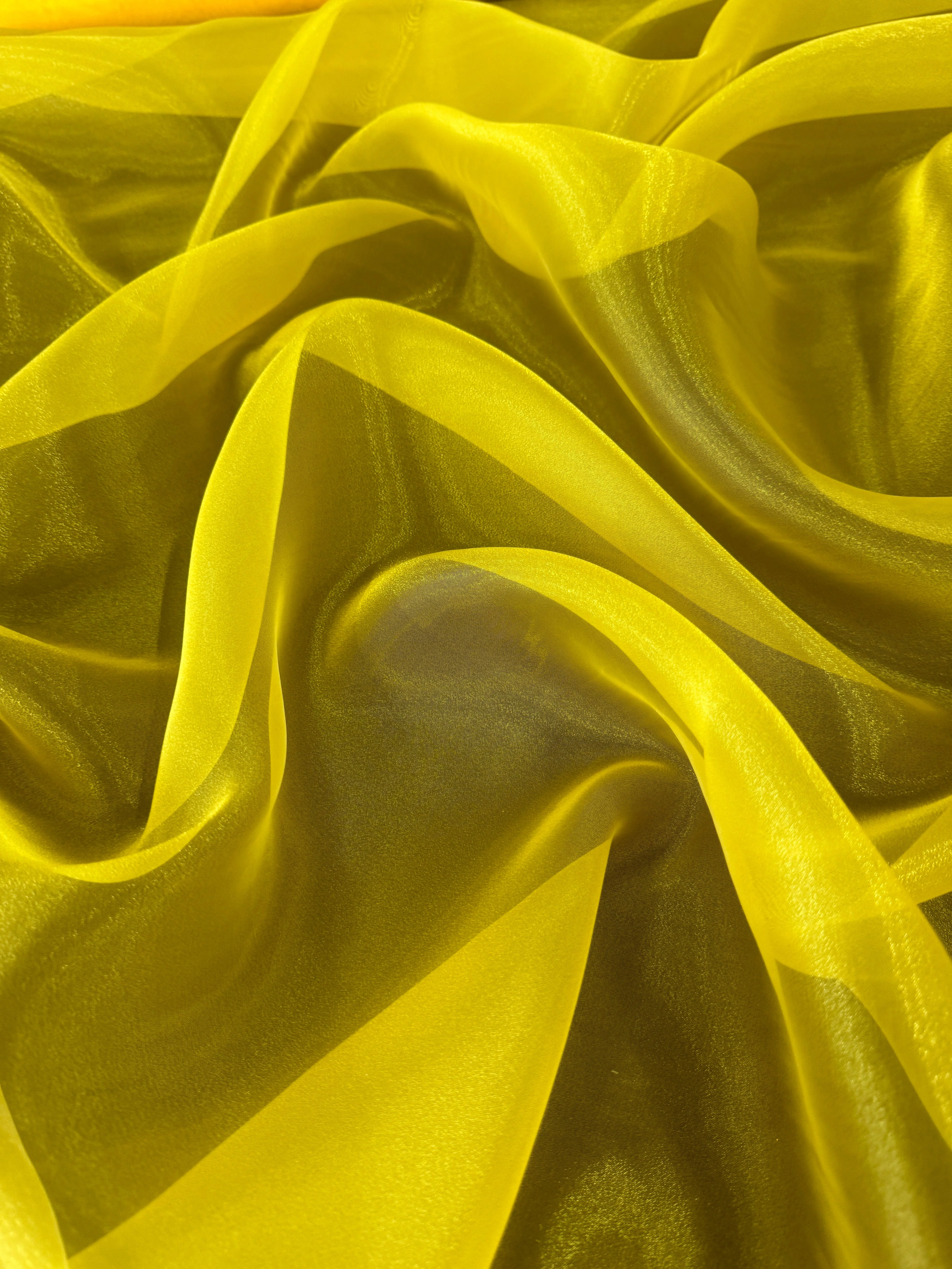 Yellow Crystal Organza - Image 5