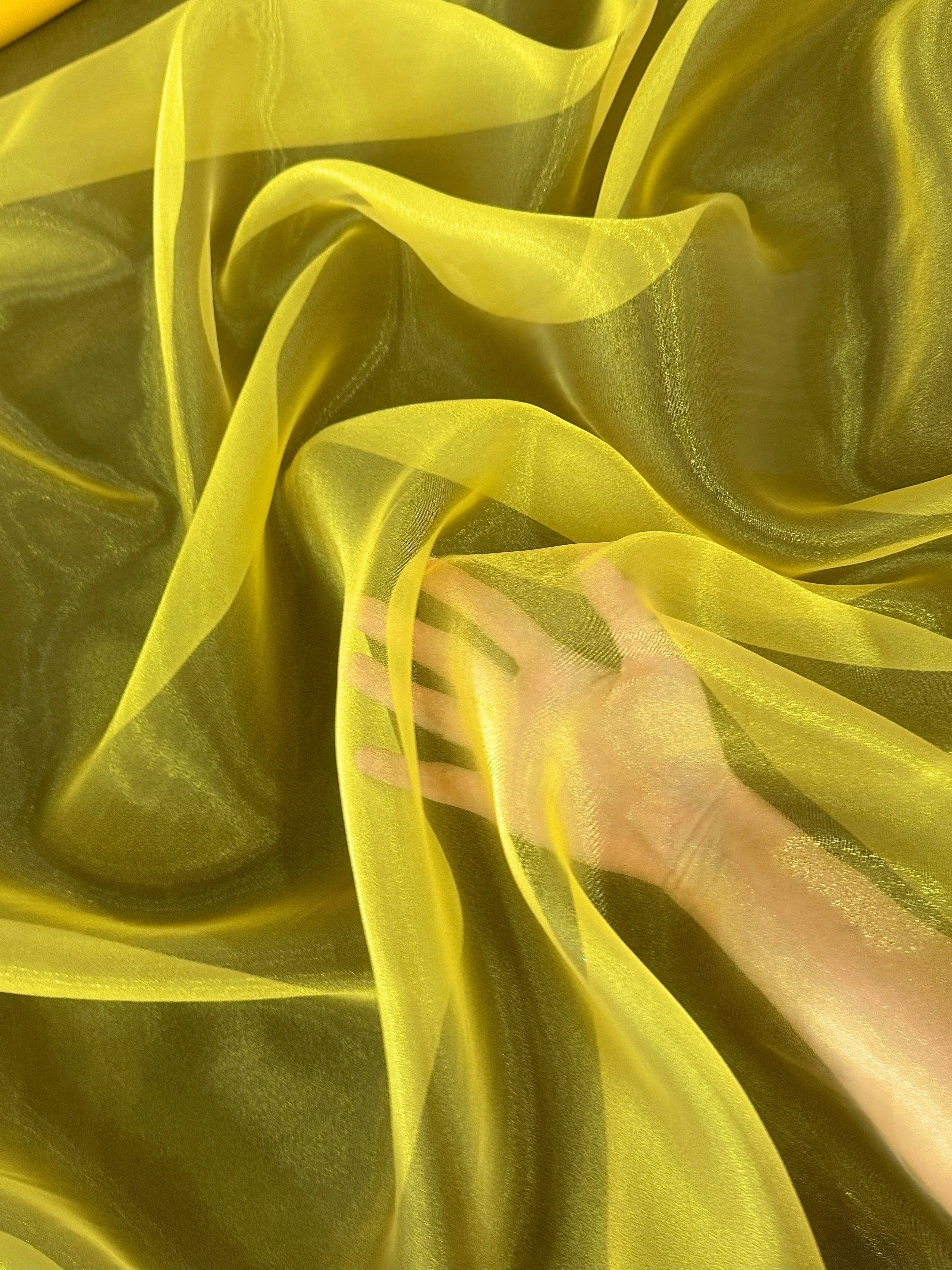 Yellow Crystal Organza - Image 7