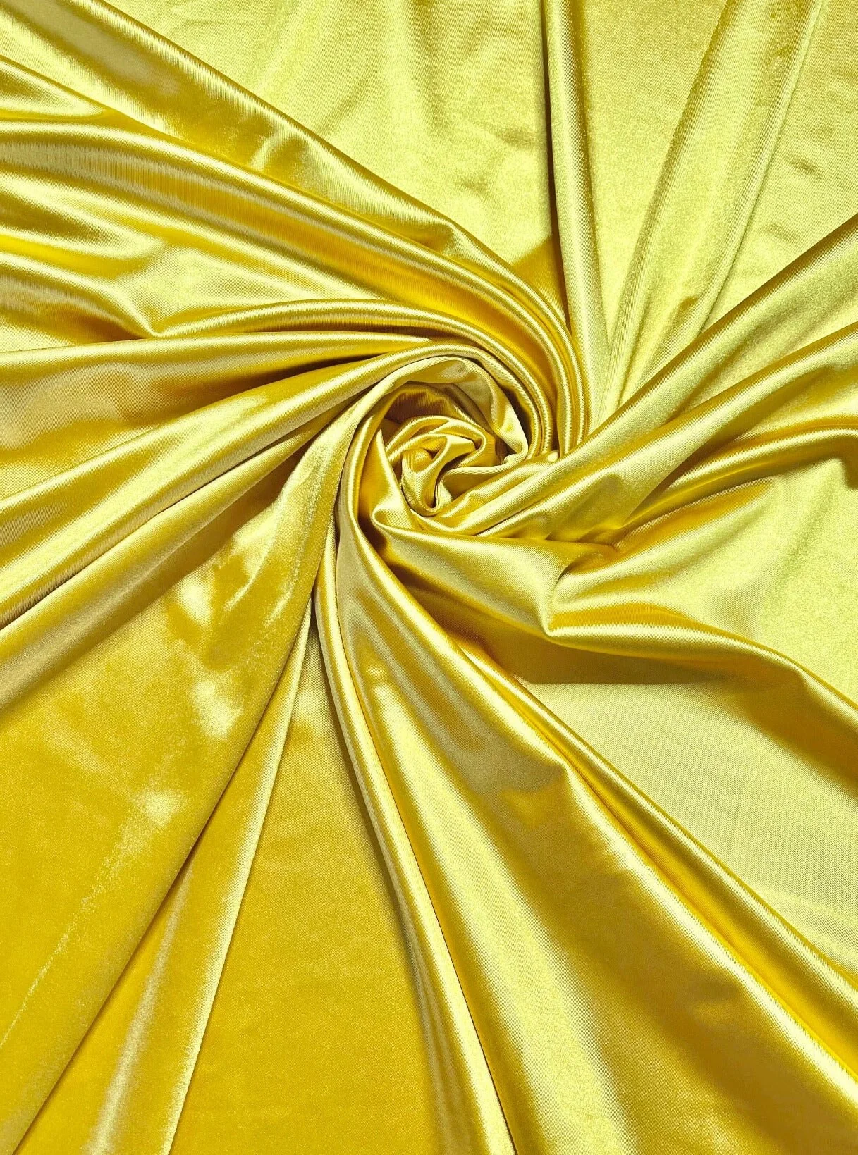 Yellow Shiny Nylon Spandex - Image 7