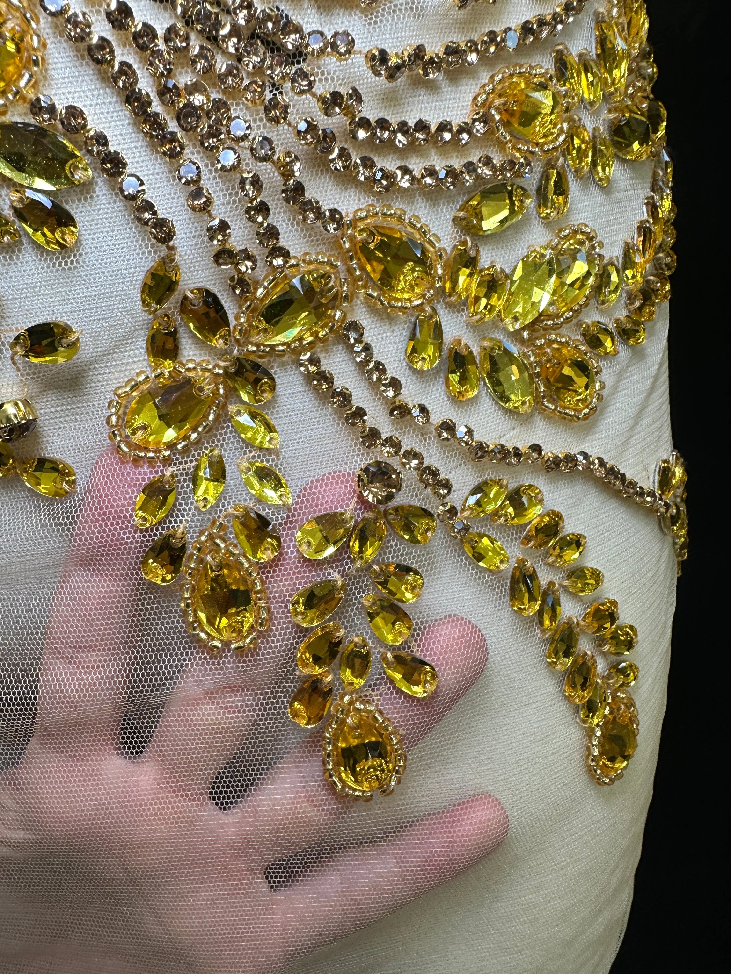 Zara Rhinestones Bodice Applique - Image 3