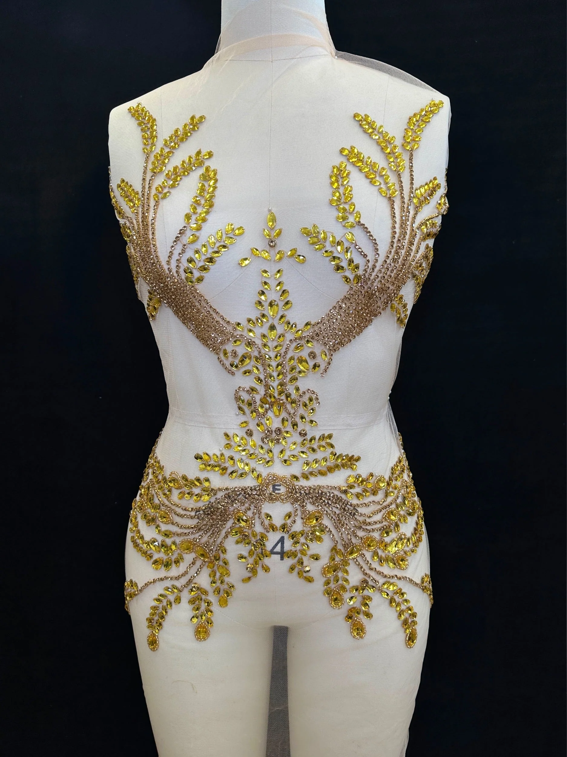 Zara Rhinestones Bodice Applique - Image 4